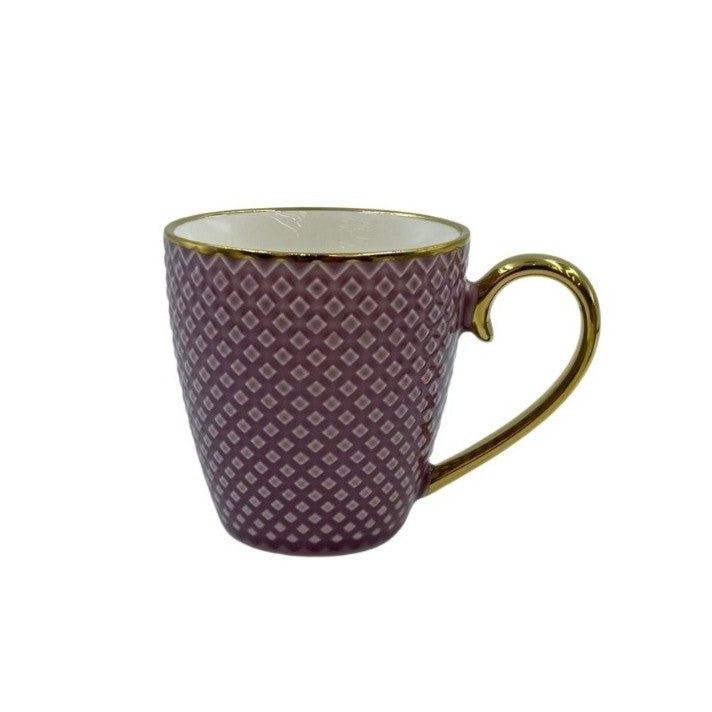 Trio Color Porcelain 6pc Tea Set