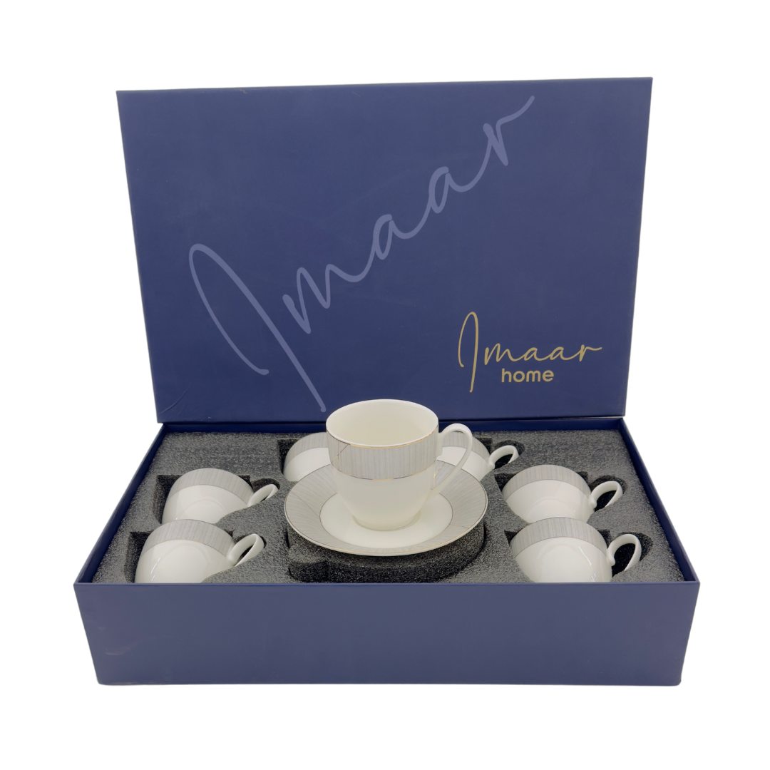 Pearl Linear Luxe 12pc Tea Set