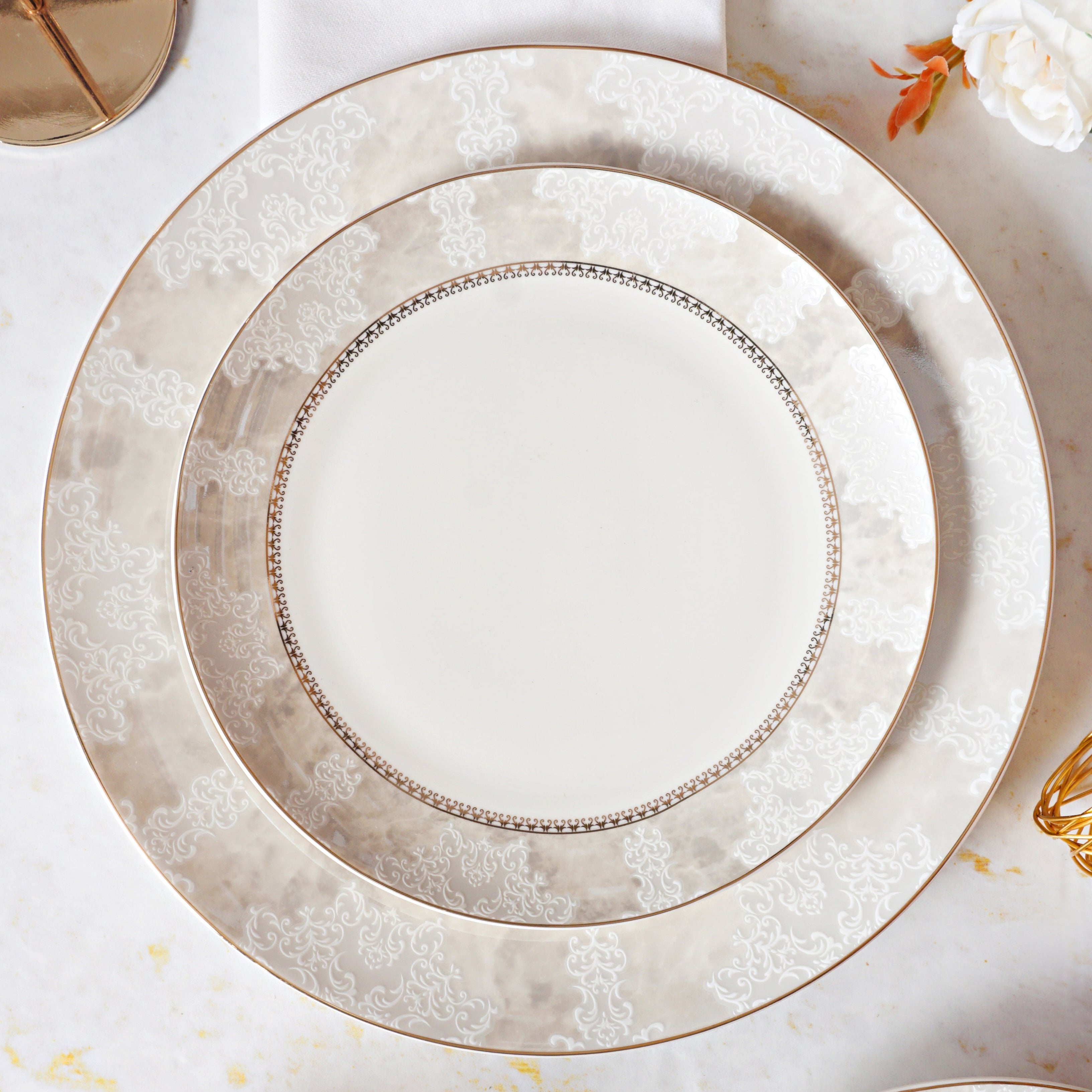 Timeless Elegance 33pc Dinner Set