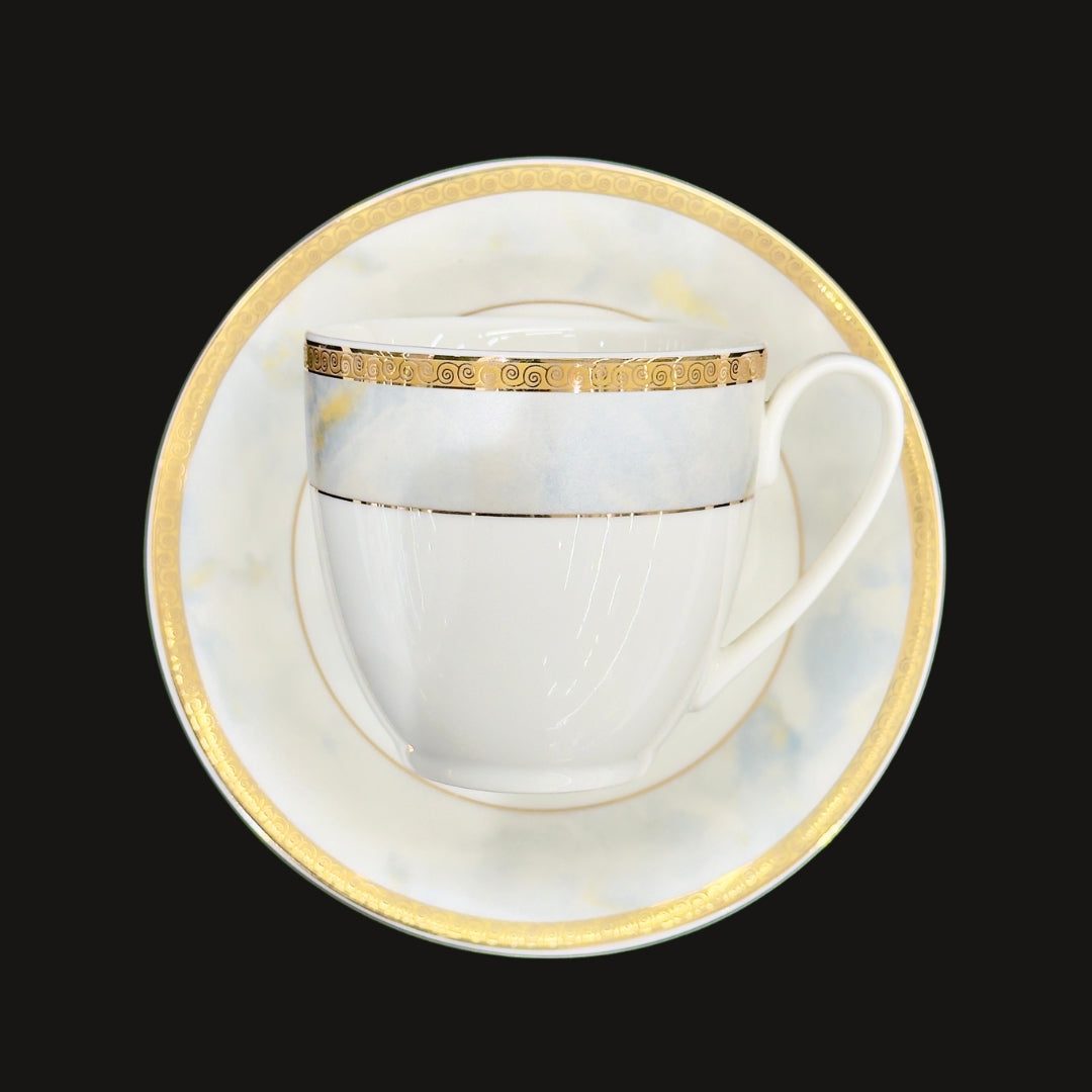 Pearl Marble Elegance 12pc Tes Set