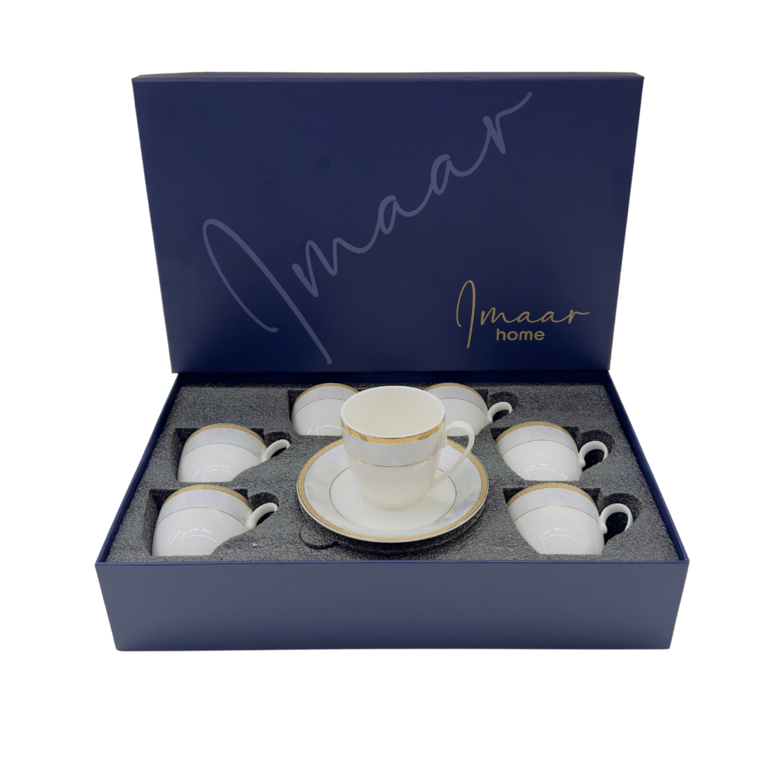 Pearl Marble Elegance 12pc Tes Set