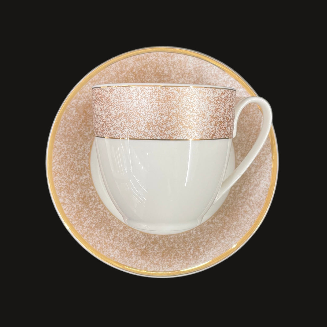 Pearl Amber Mosaic 12pc Tea Set