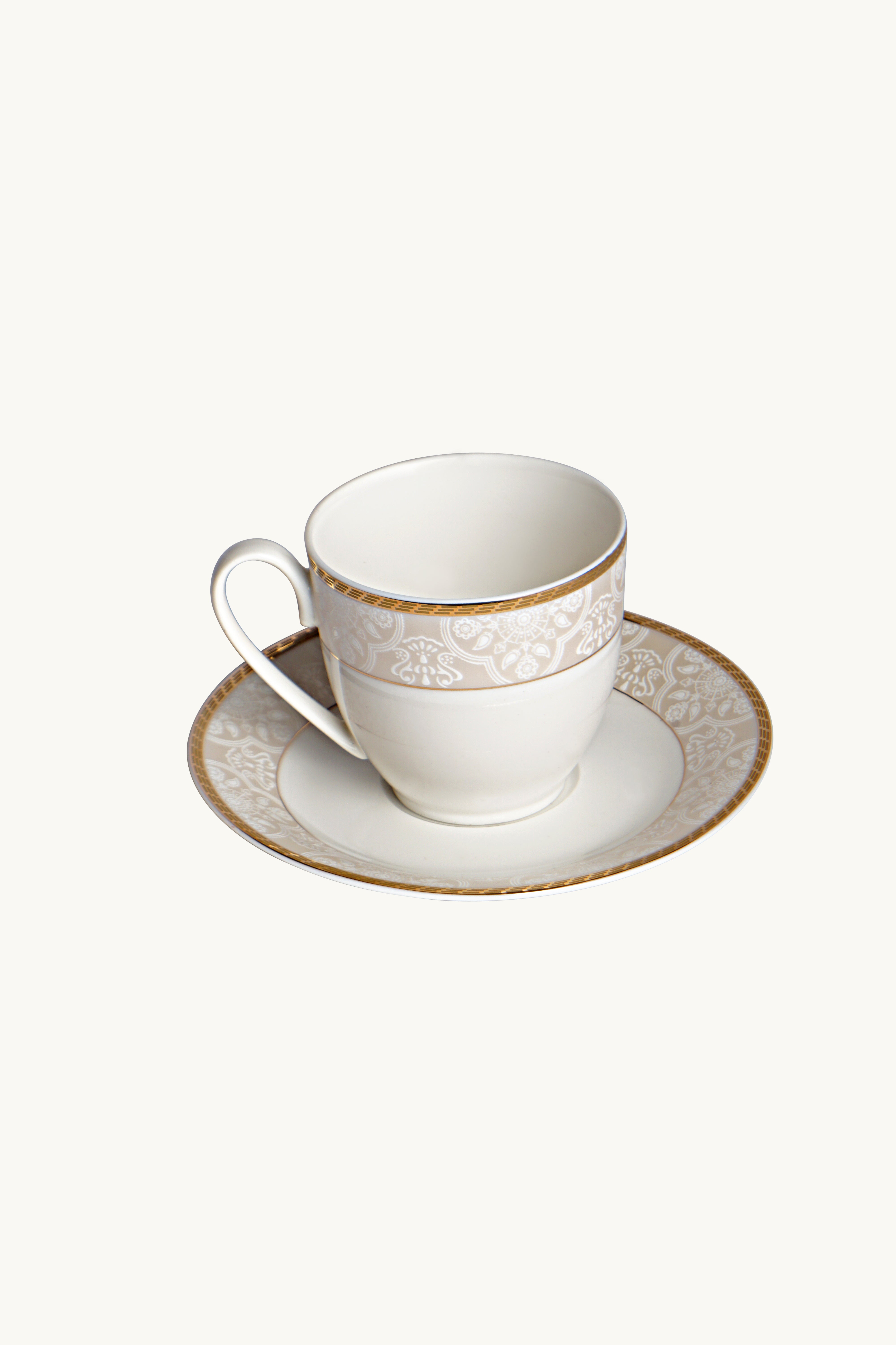 Pearl Gold Charm 12pc Tea Set