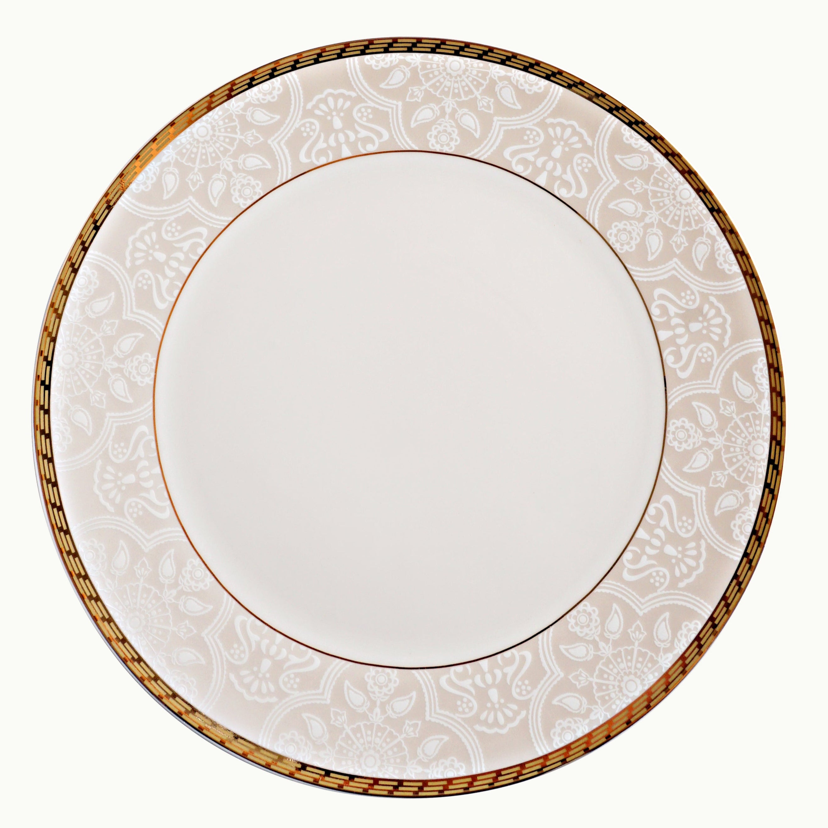 Gold Charm 33pc Dinner Set