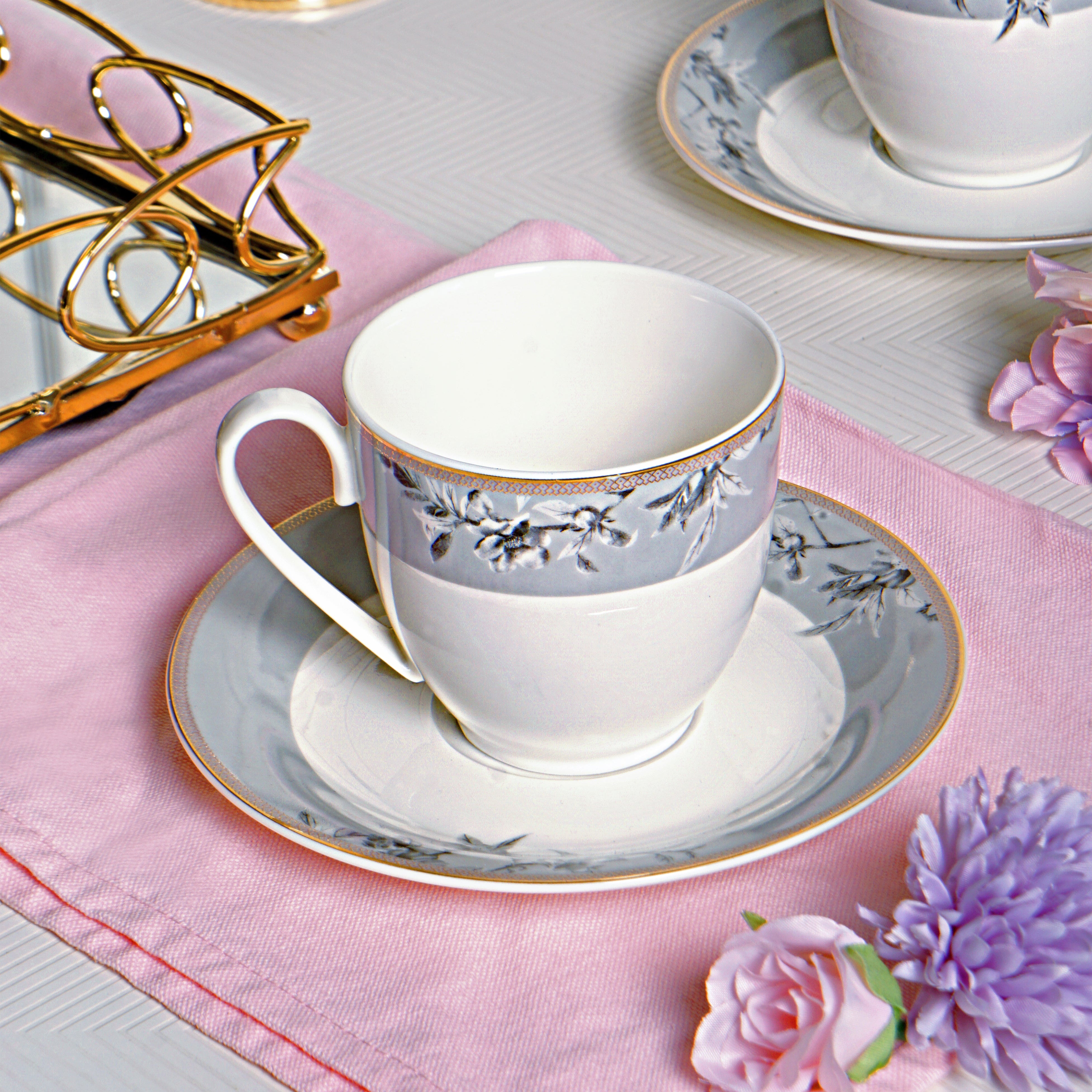 Pearl Ethereal Blossom 12pc Tea Set