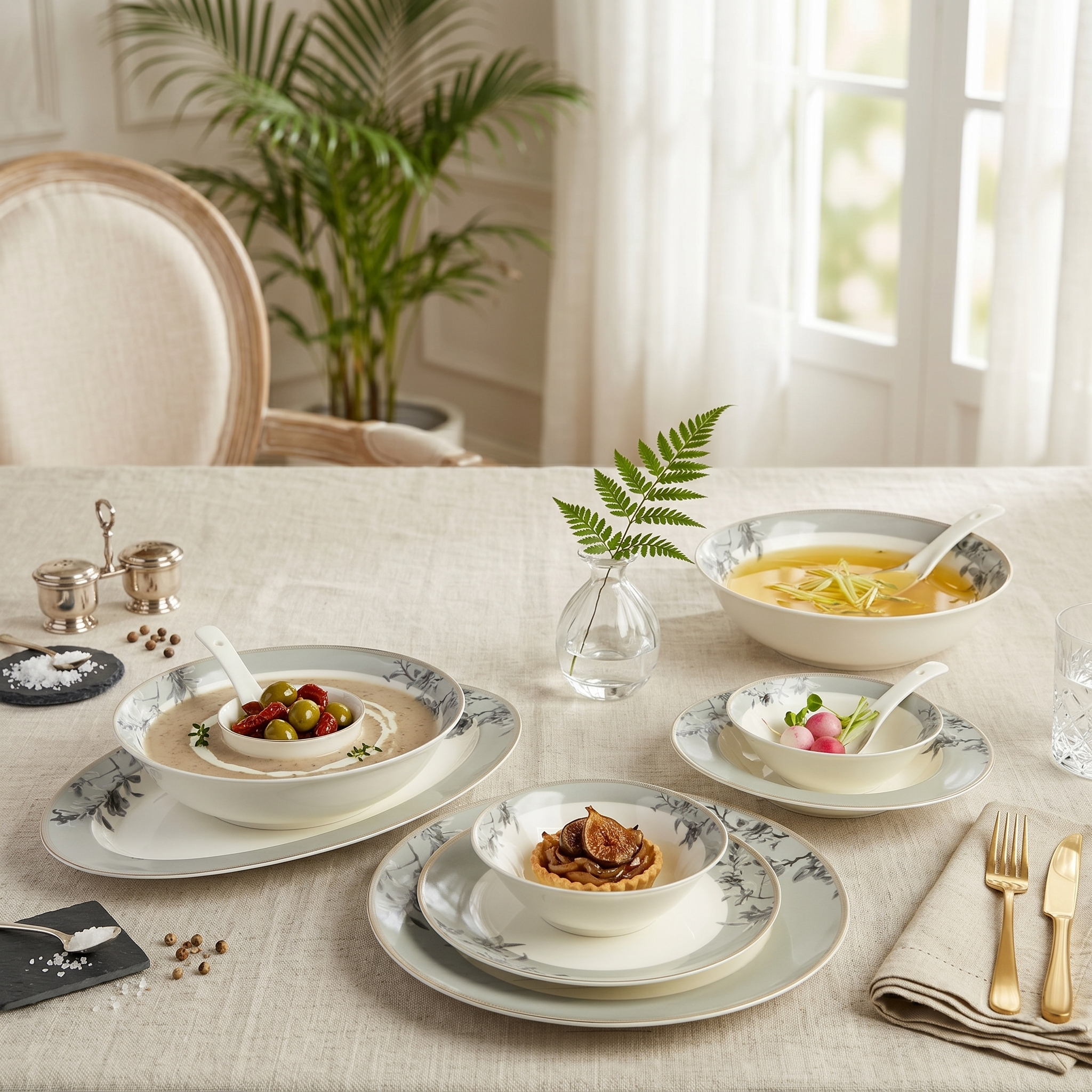 Ethereal Blossom Dinner Set