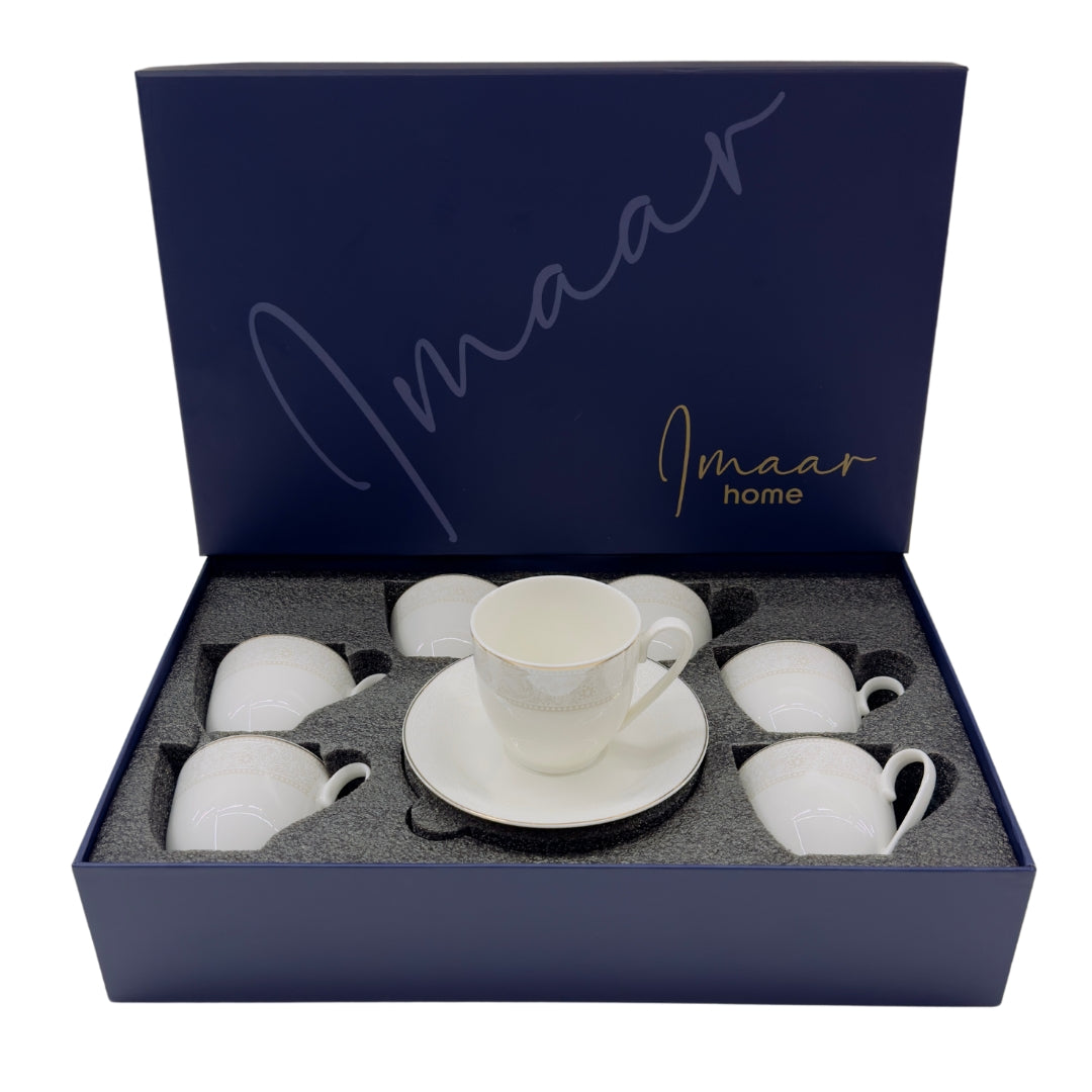 Pearl Luxe 12pc Tea Set