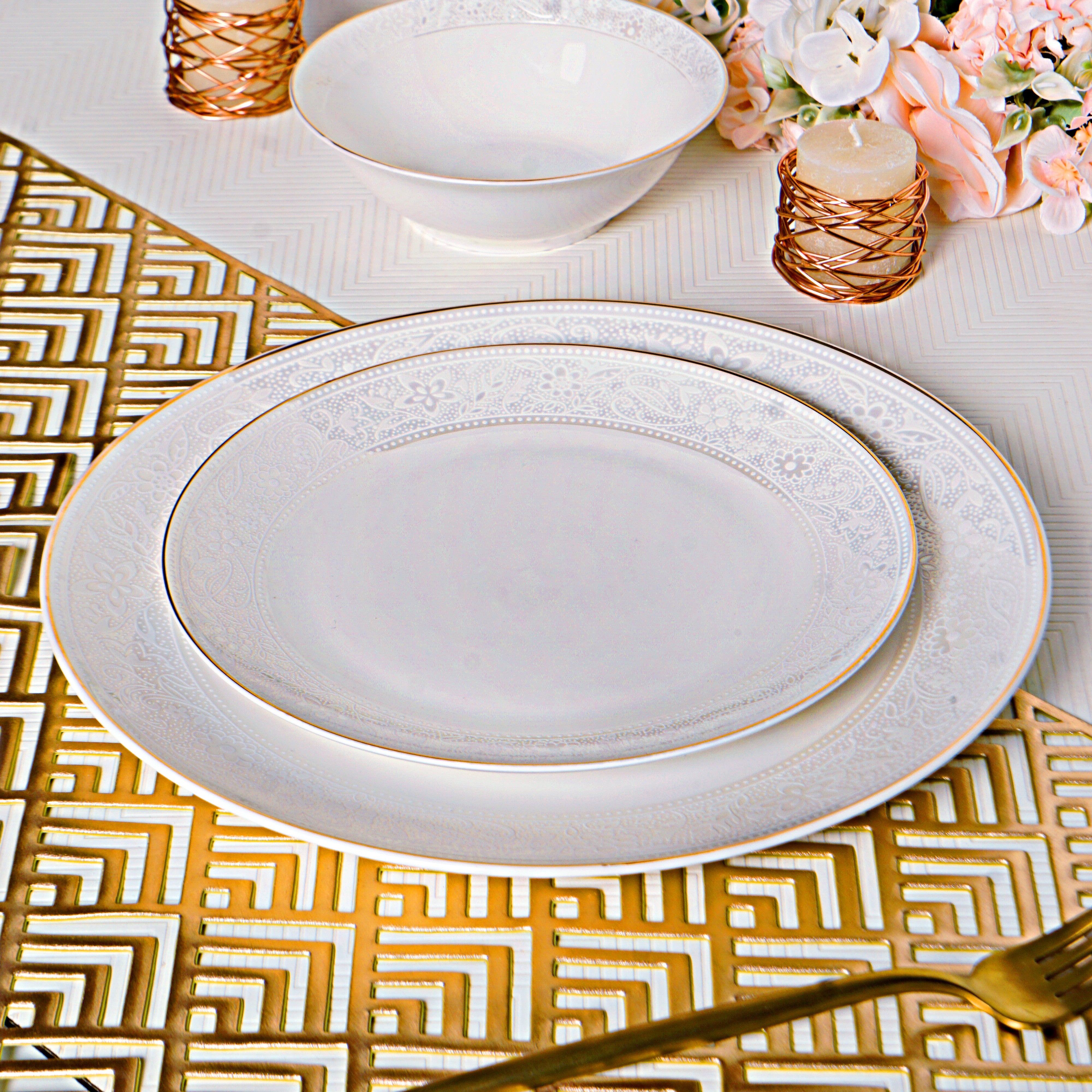 Pearl Luxe 33pc Dinner Set