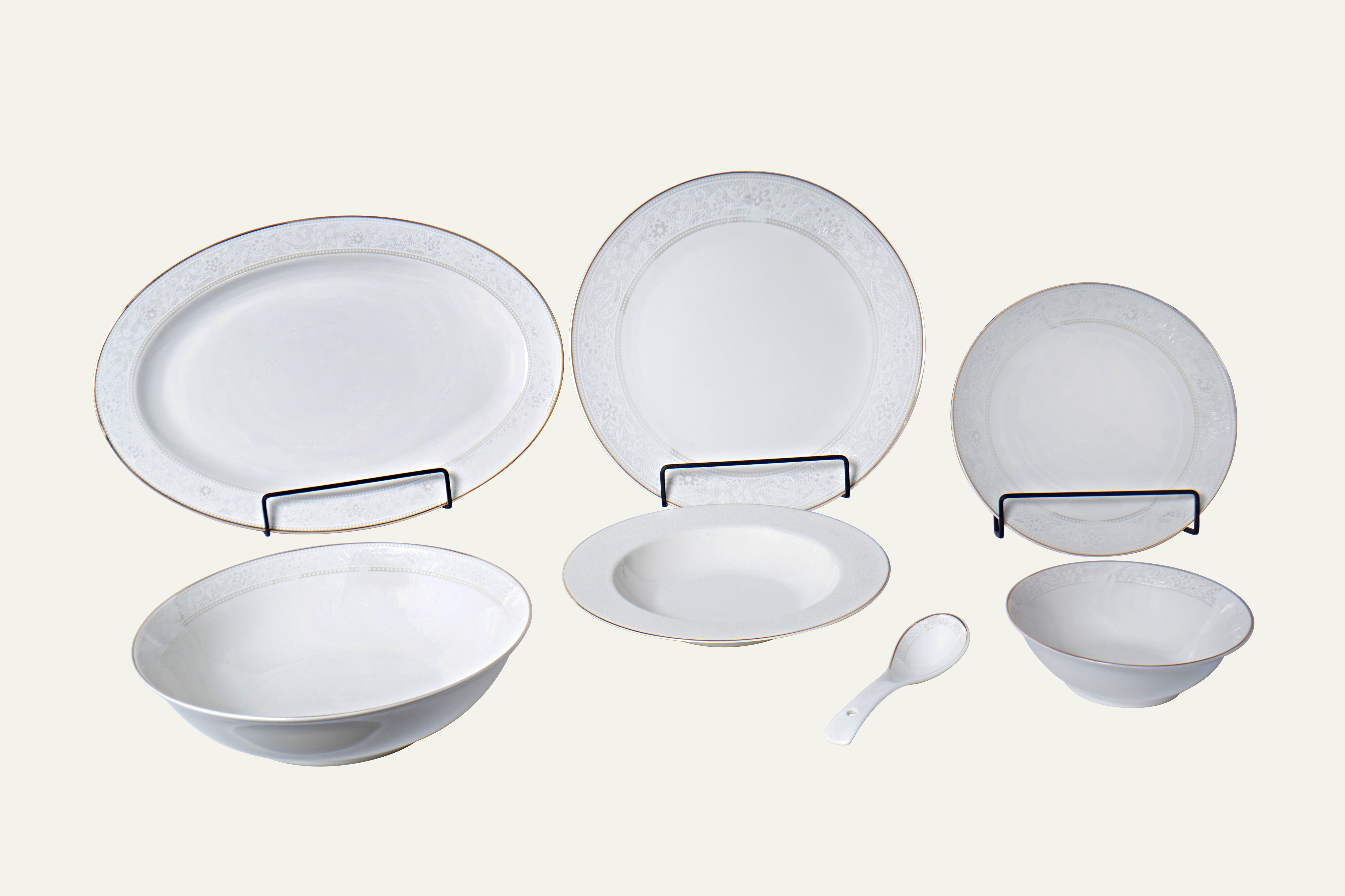 Pearl Luxe 33pc Dinner Set