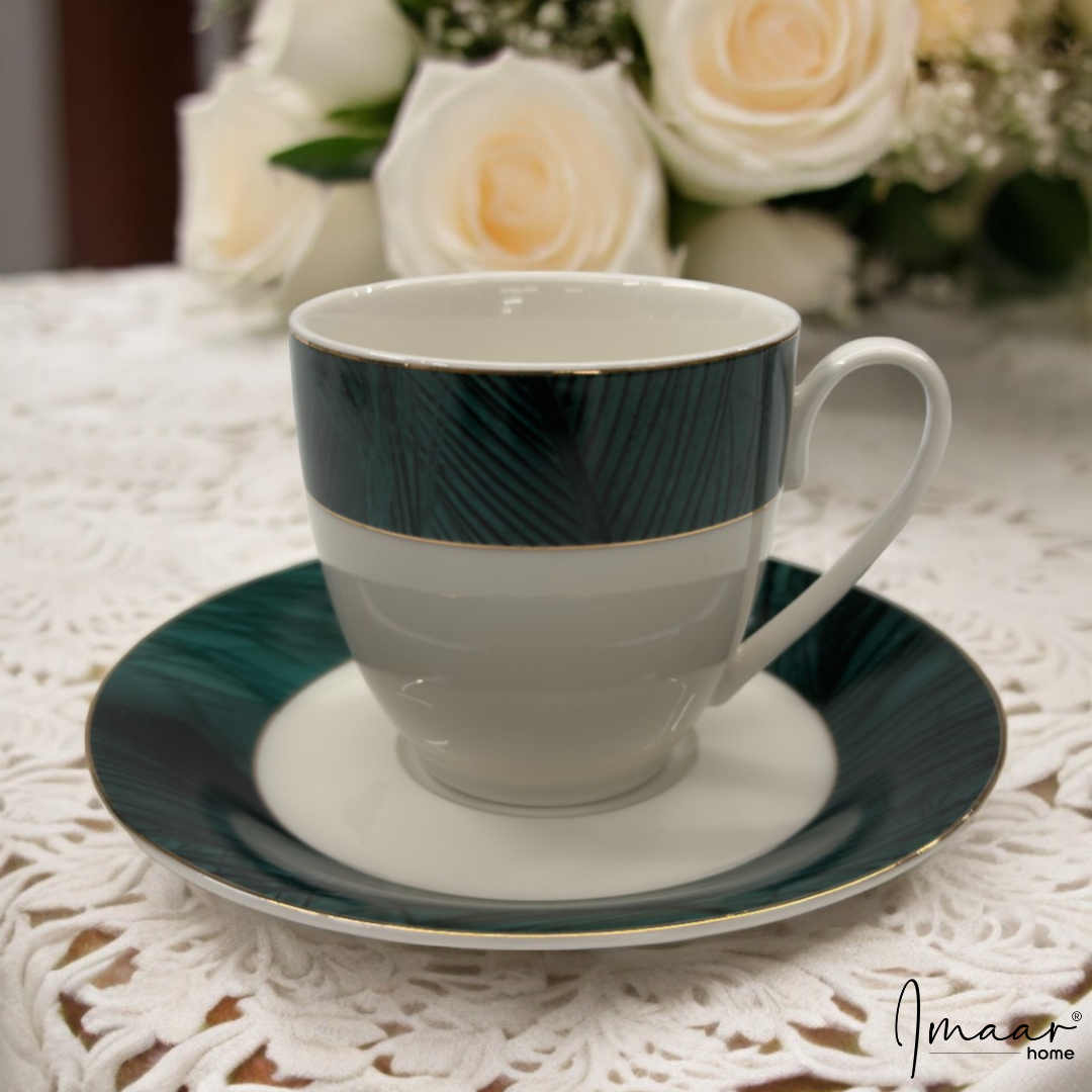 Pearl Emerald Dream 12pc Tea Set