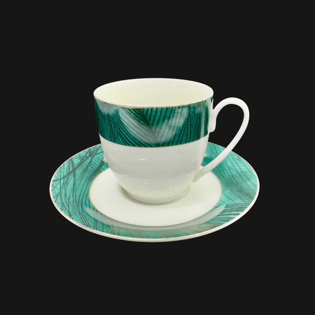 Pearl Emerald Dream 12pc Tea Set
