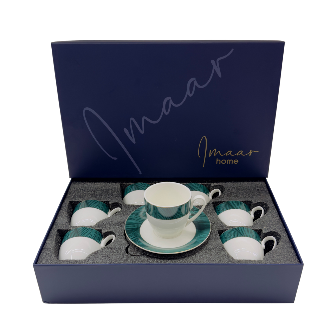 Pearl Emerald Dream 12pc Tea Set