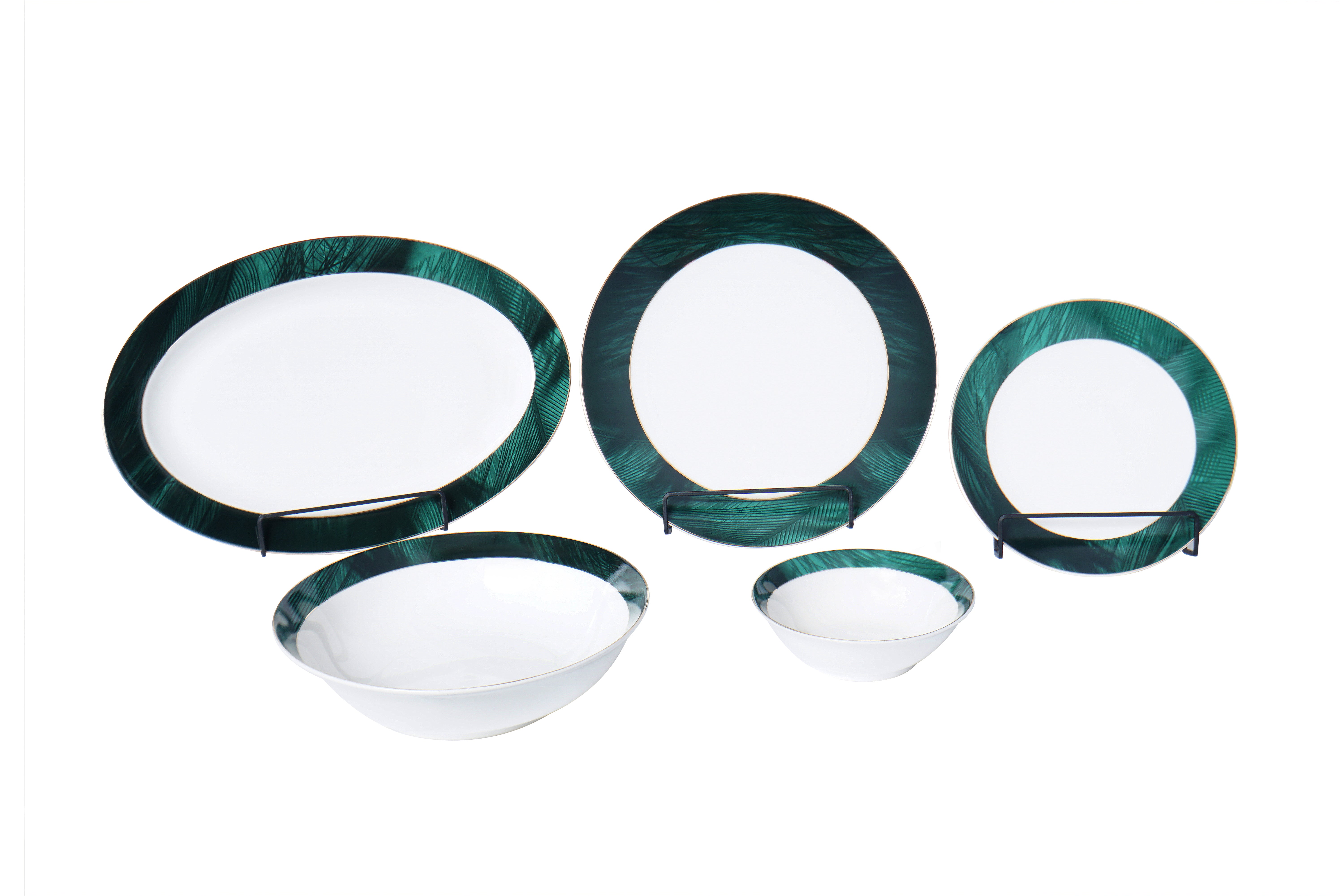 Emerald Dream 33pc Dinner Set