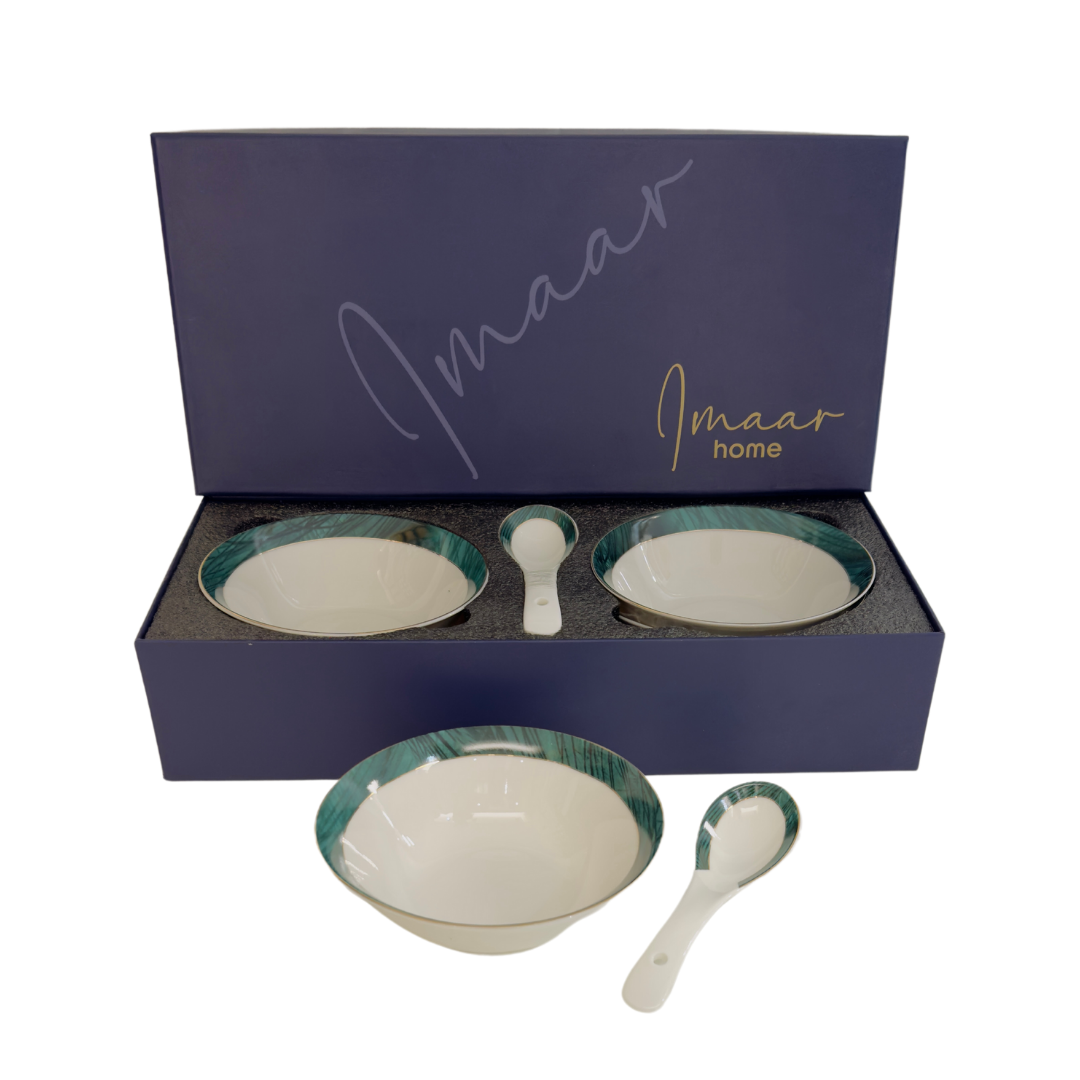 Pearl Emerald Dream 12pc Bowl Set