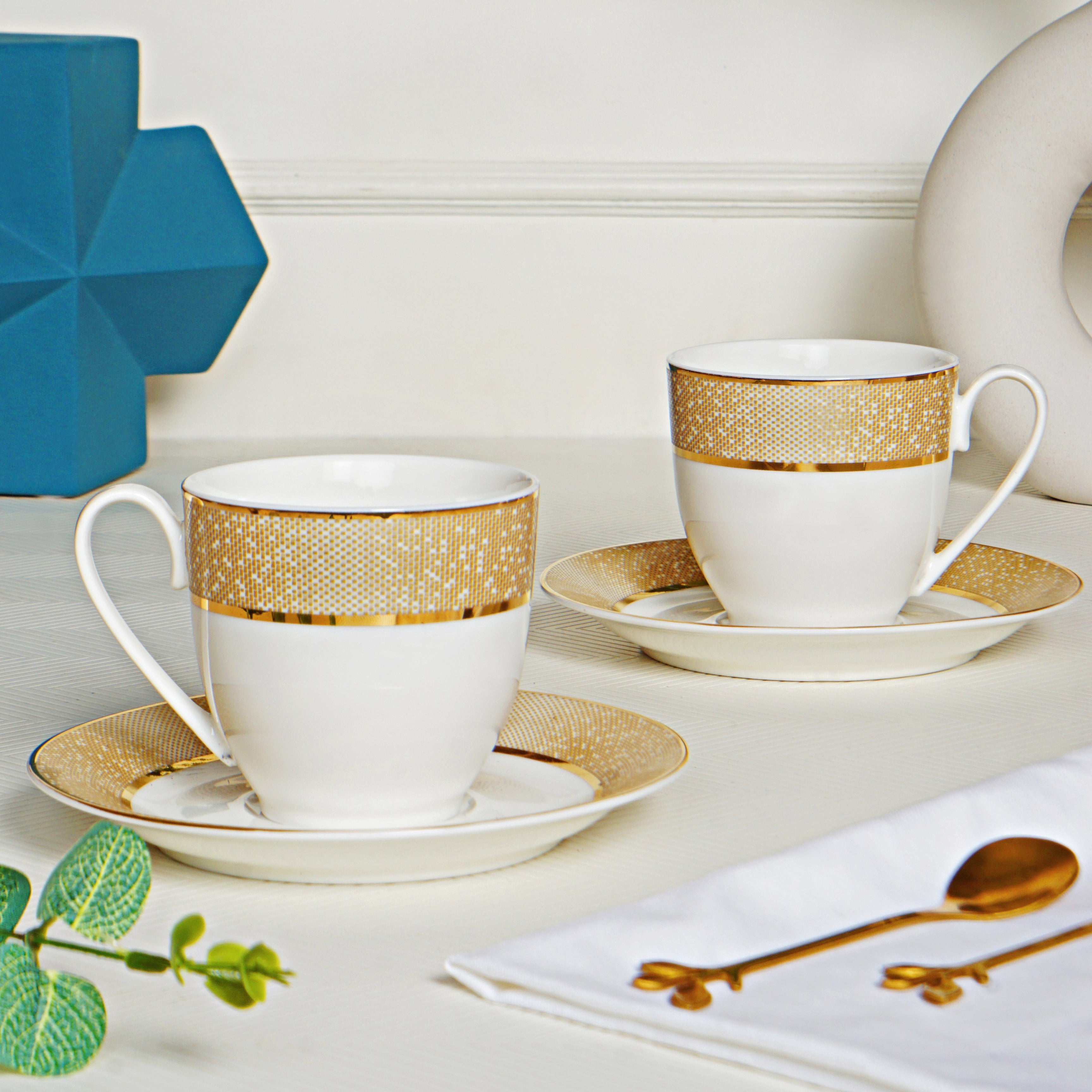 Pearl Golden Glow 12pc Tea Set