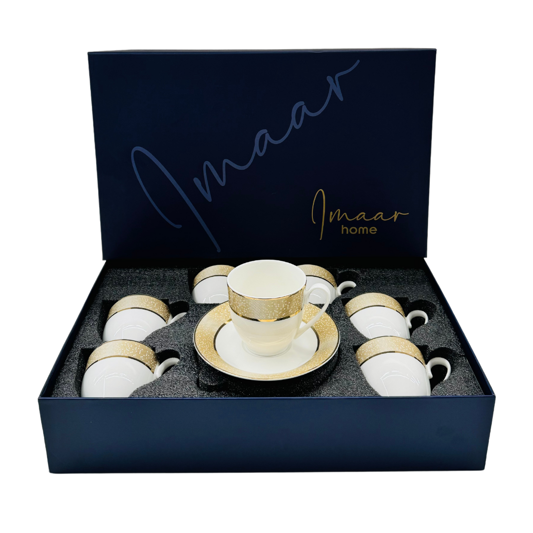 Pearl Golden Glow 12pc Tea Set