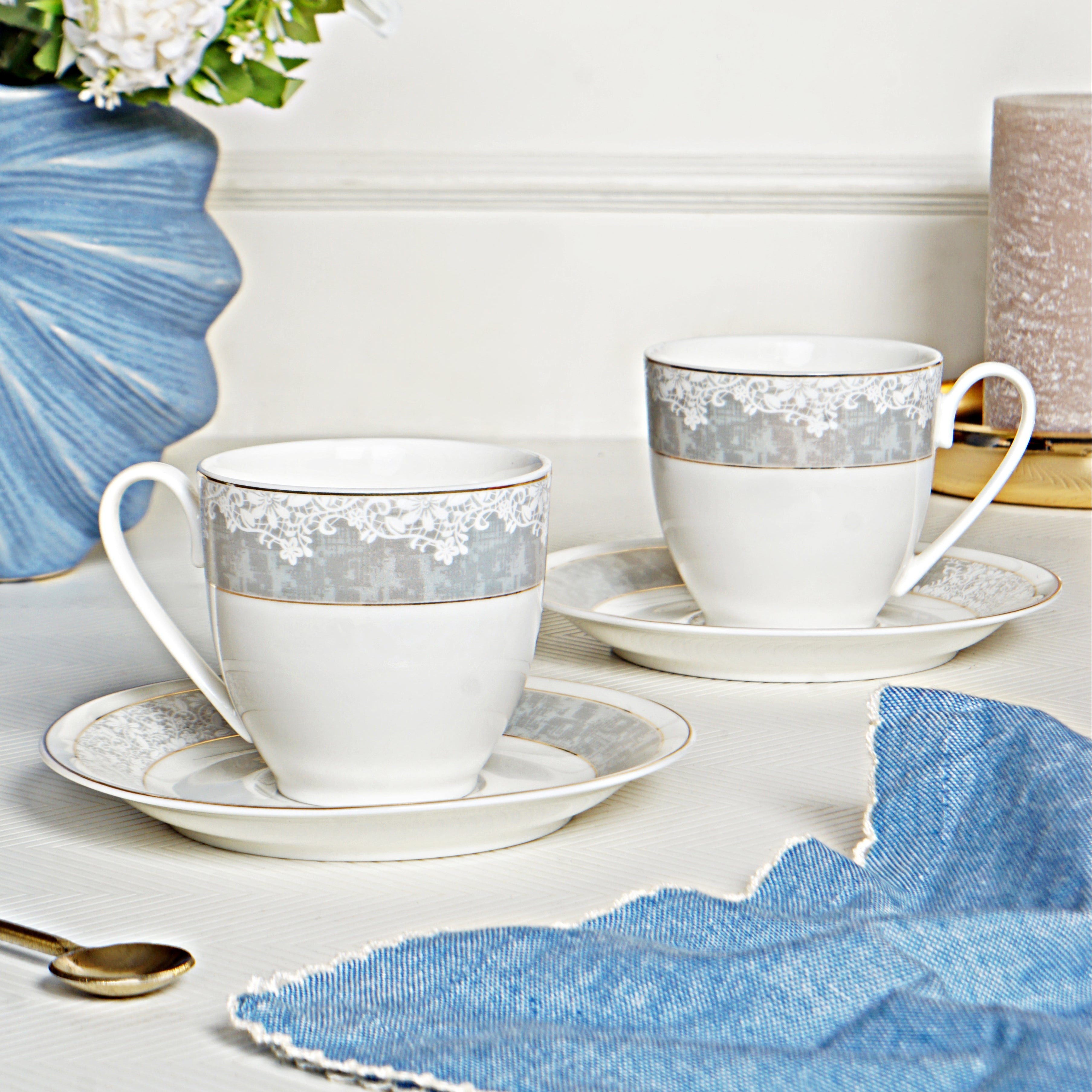 Pearl Elegance 12pc Tea Set