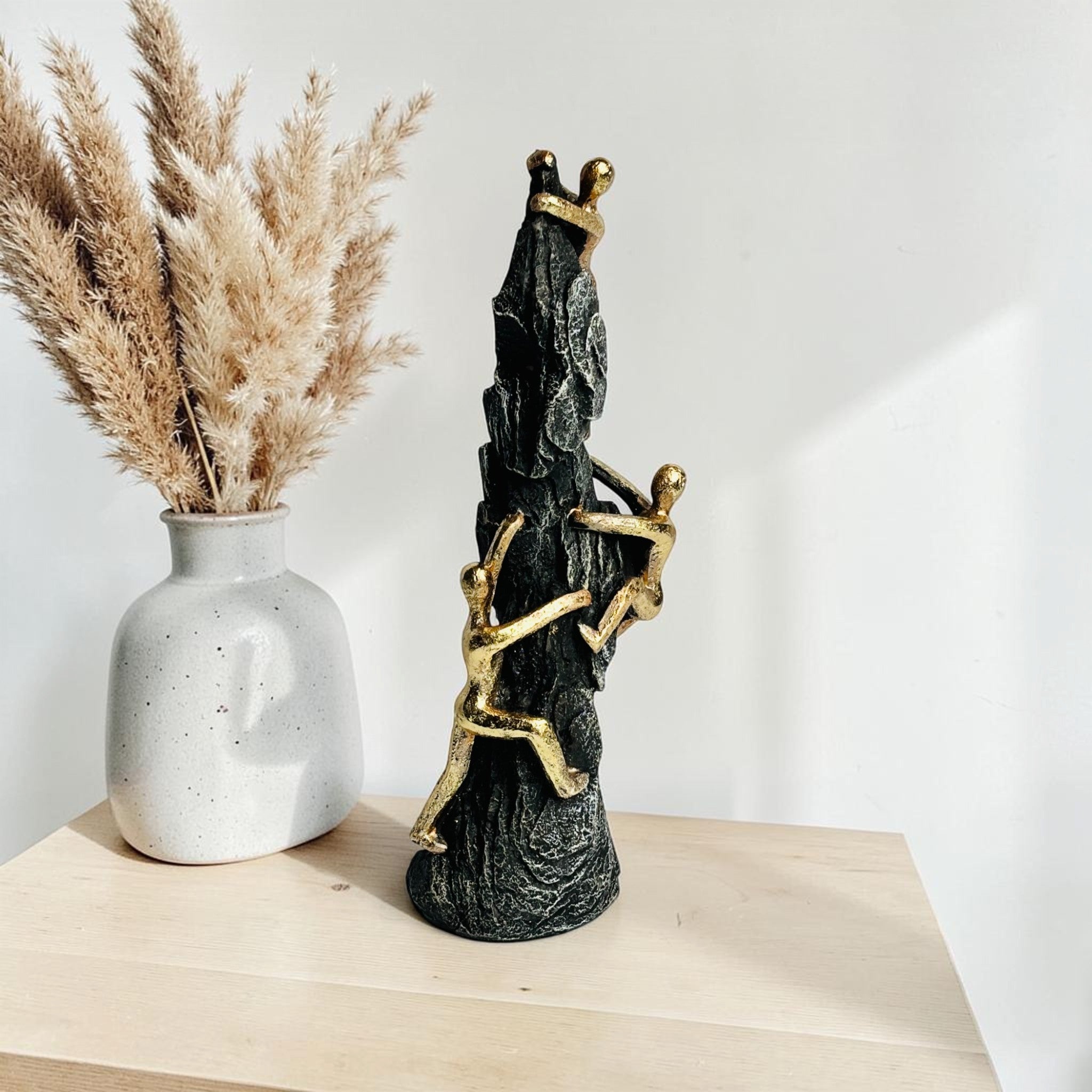 Opulent Climber Man Showpiece