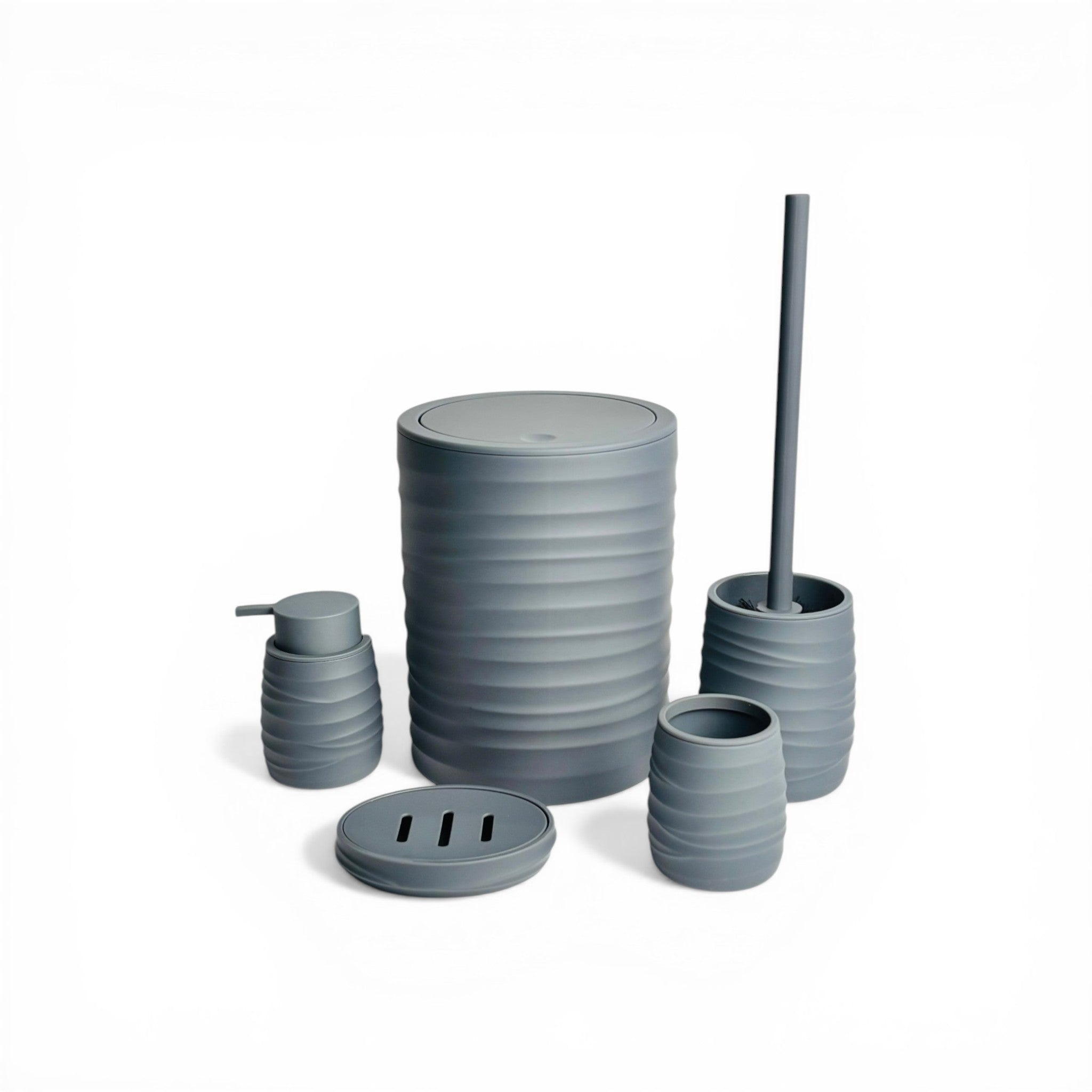Royal Grey Finish 5Pc Bathroom Set