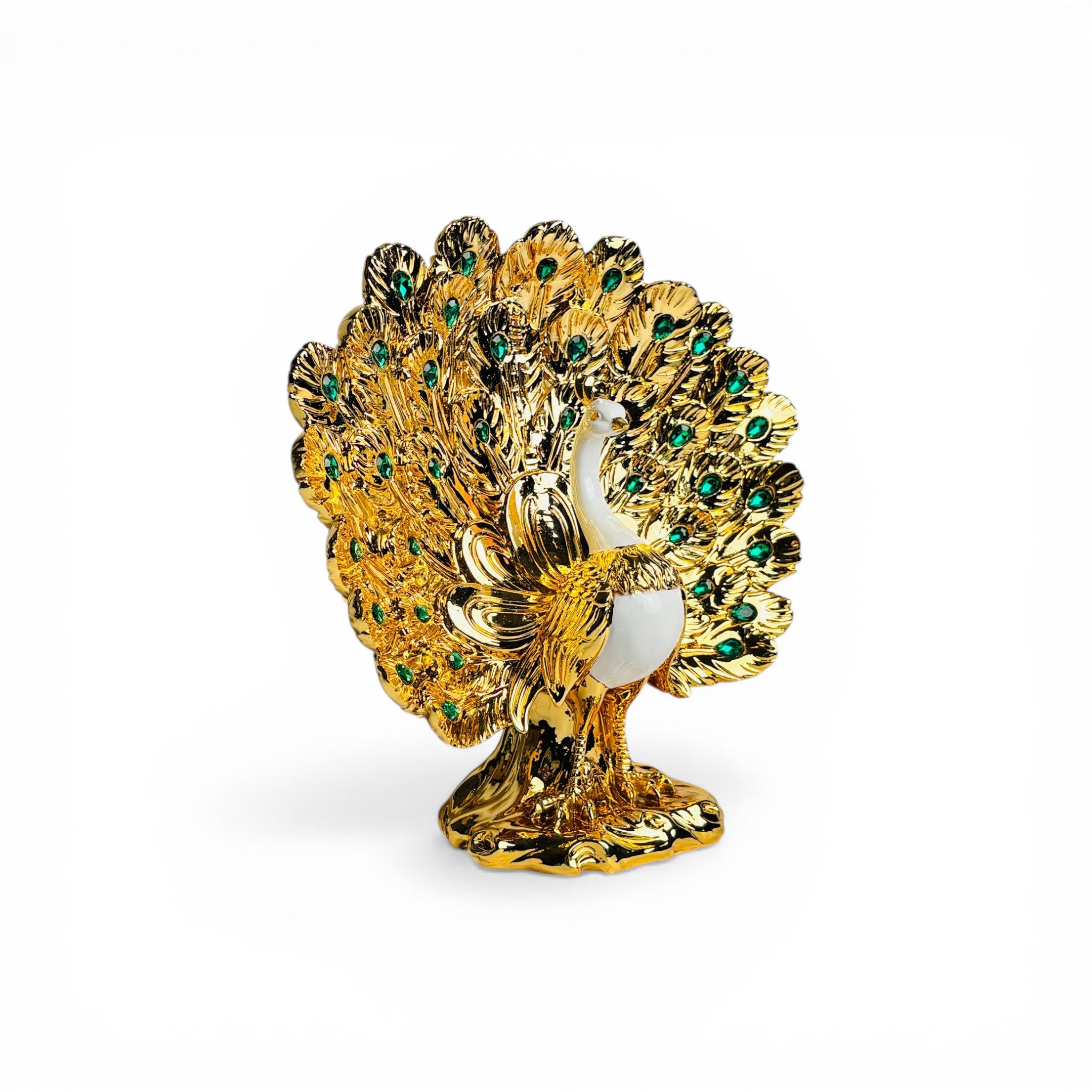 Blooming Peacock Showpiece