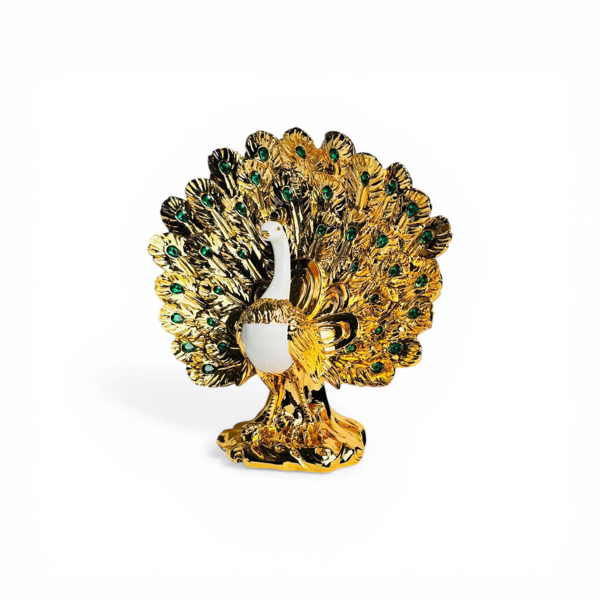 Blooming Peacock Showpiece