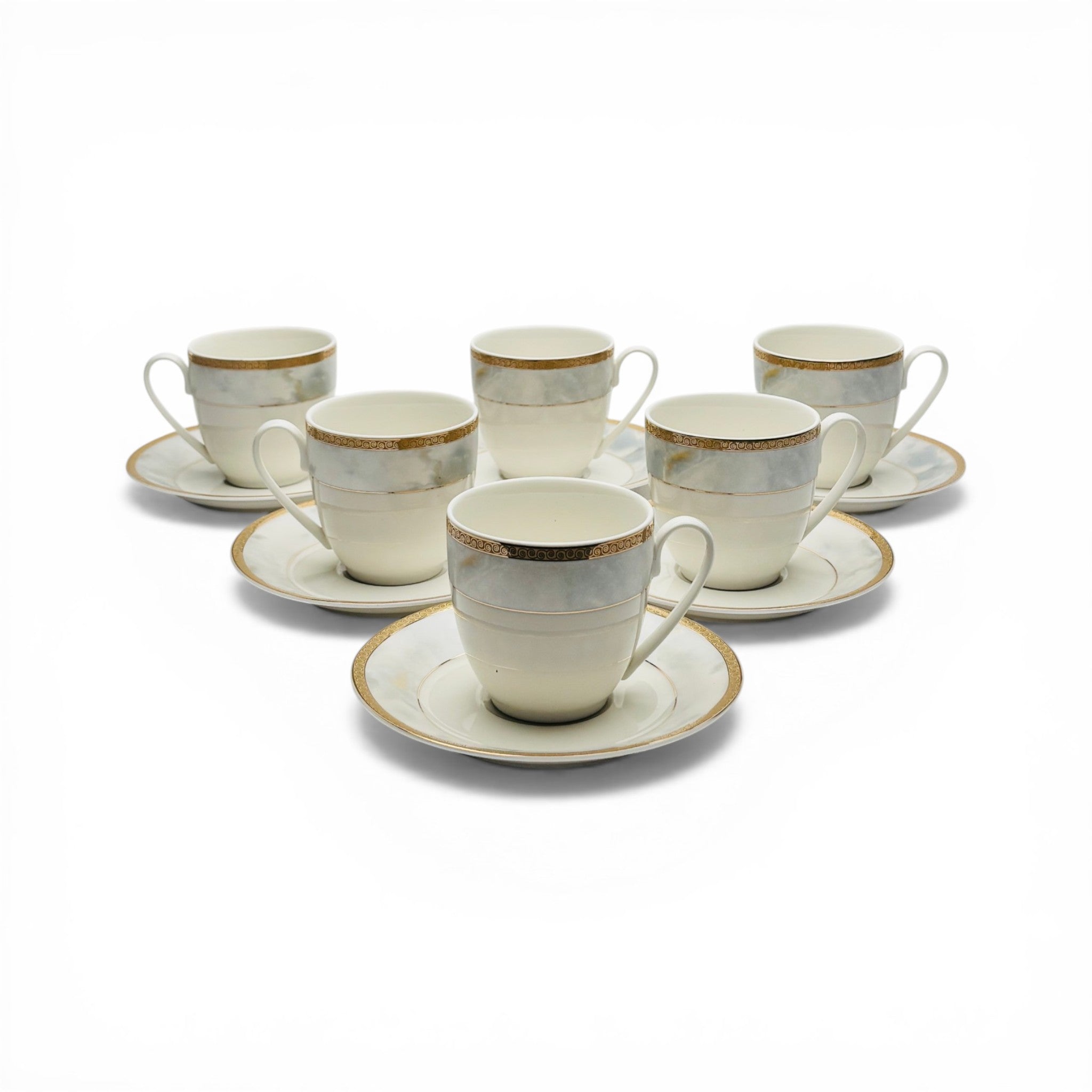 Pearl Marble Elegance 12pc Tes Set