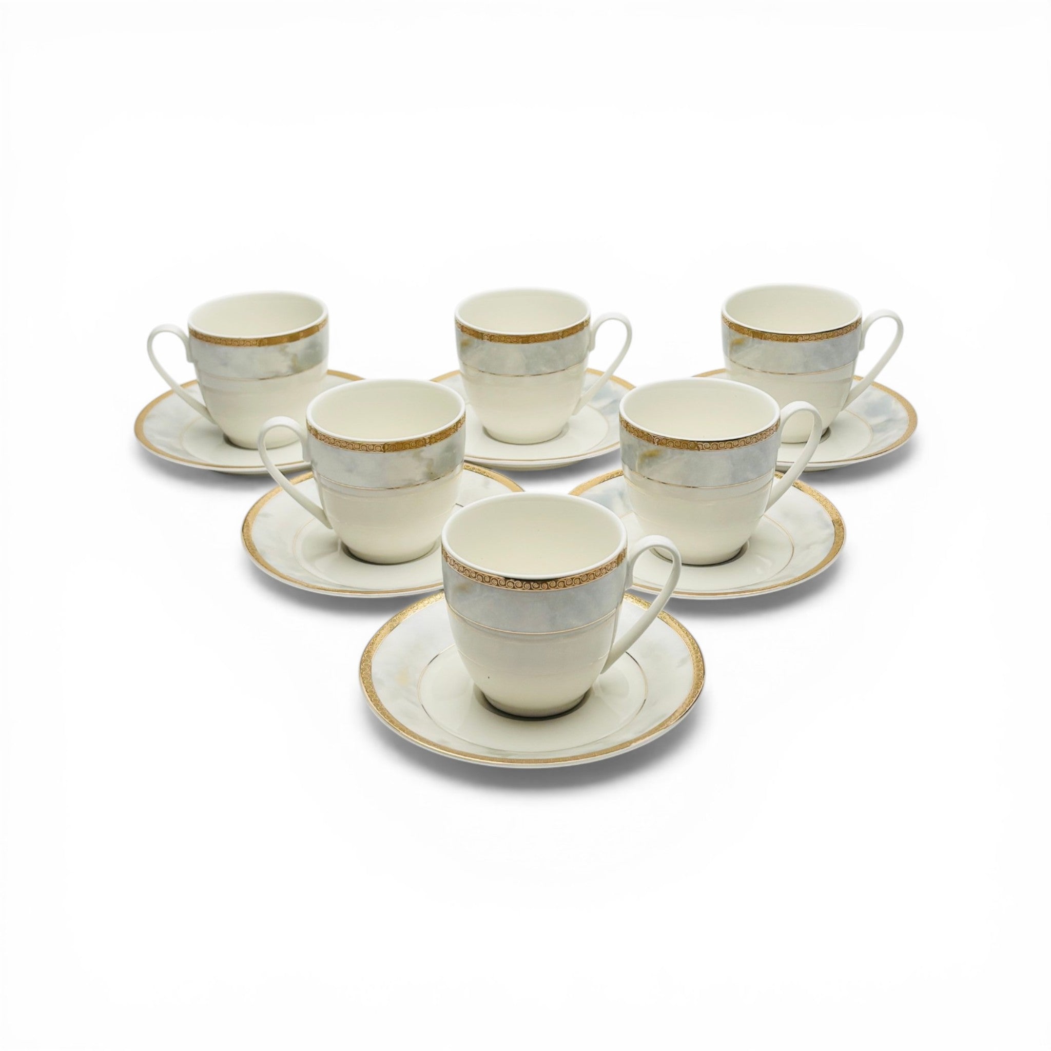 Pearl Marble Elegance 12pc Tes Set