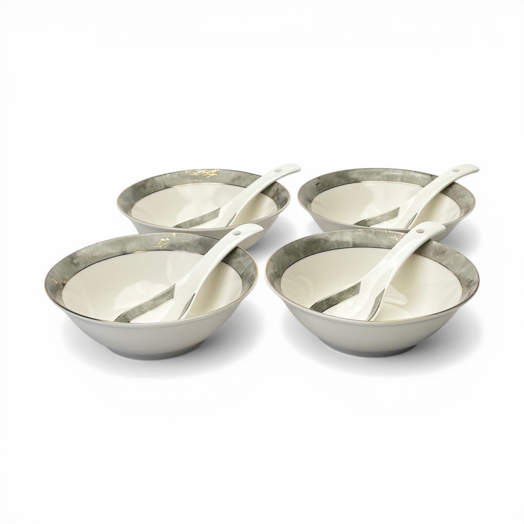 Pearl Marble Opulence 12pc Bowl Set