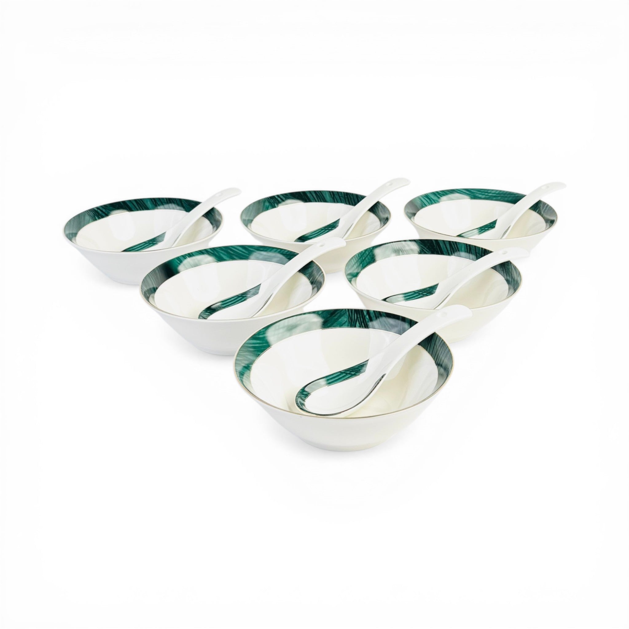 Pearl Emerald Dream 12pc Bowl Set