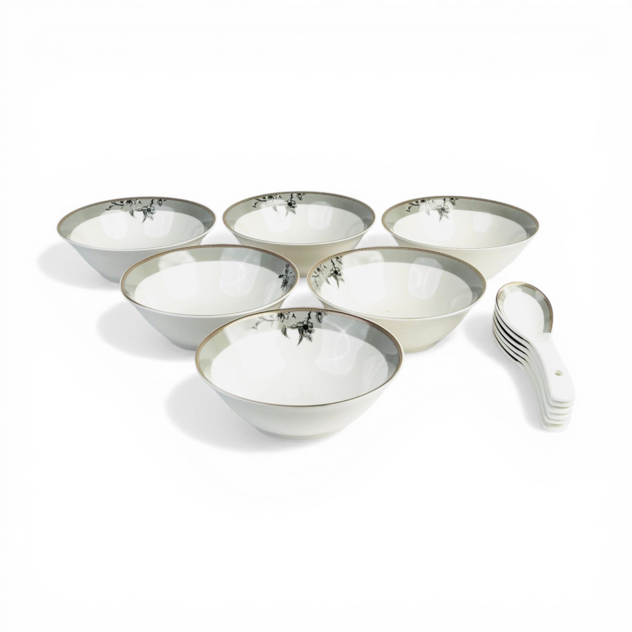 Pearl Ethereal Blossom 12pc Bowl Set