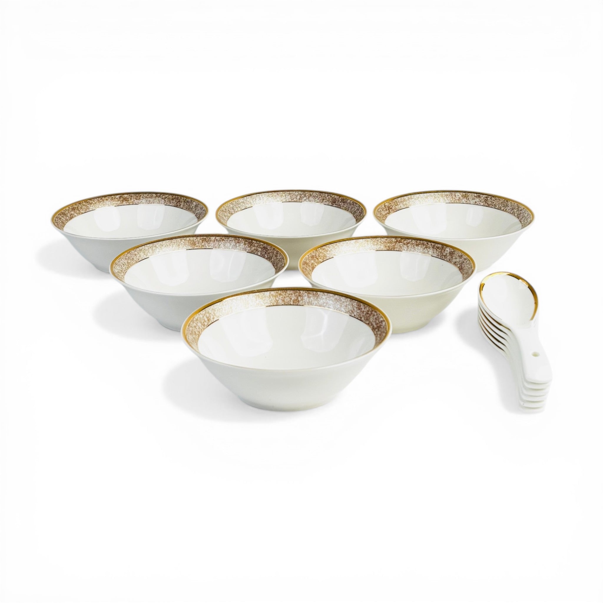 Pearl Amber Mosaic 12pc Bowl Set