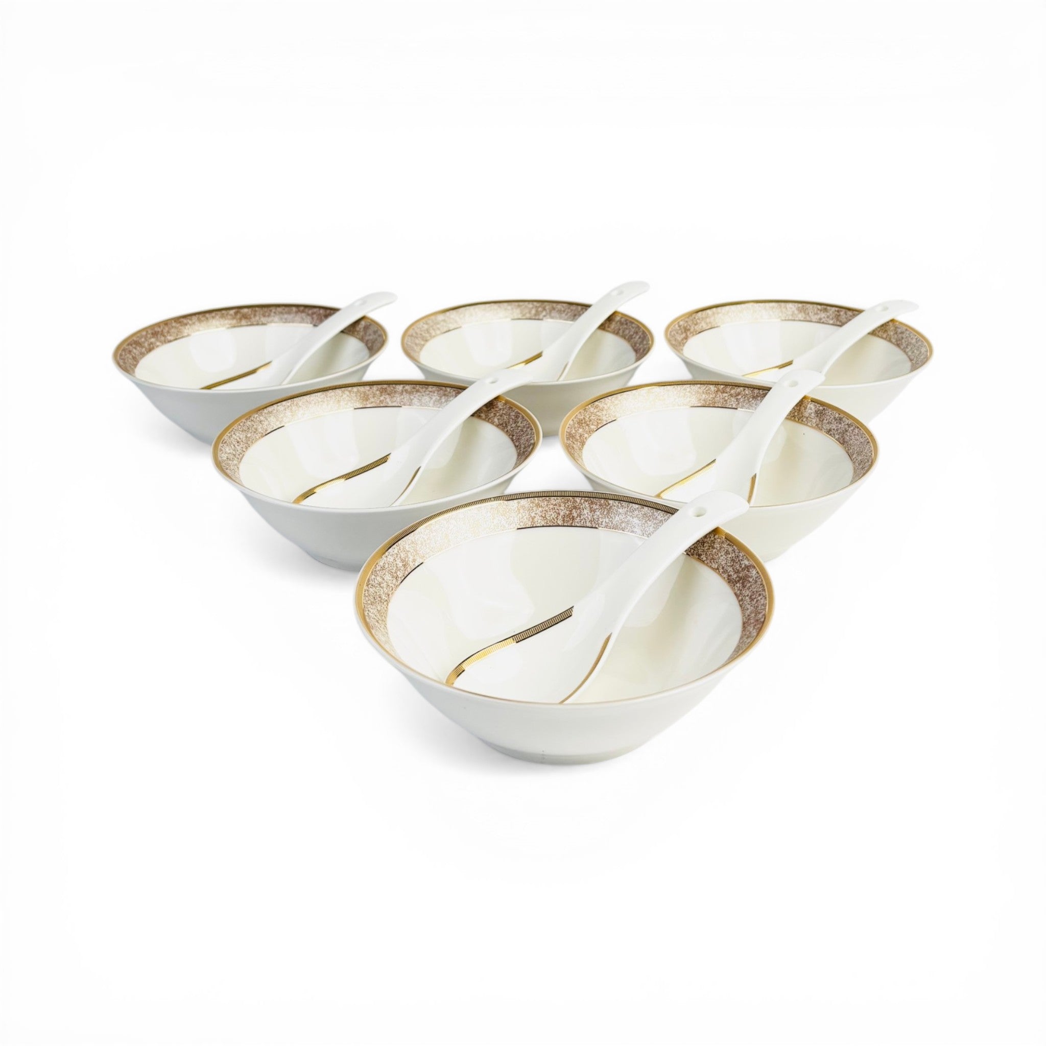 Pearl Amber Mosaic 12pc Bowl Set