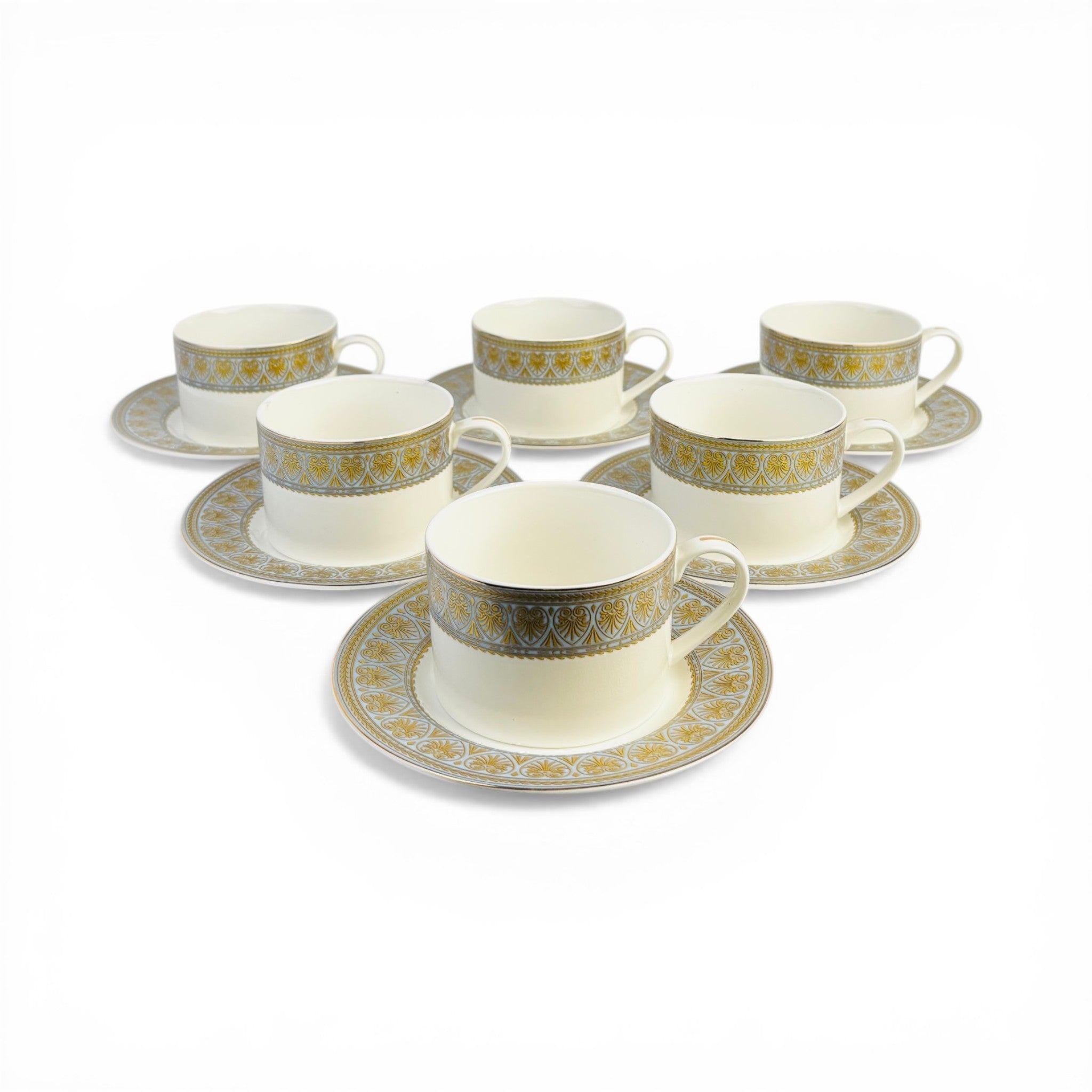 Pearl Cerulian Grandeur 12pc Tea Set