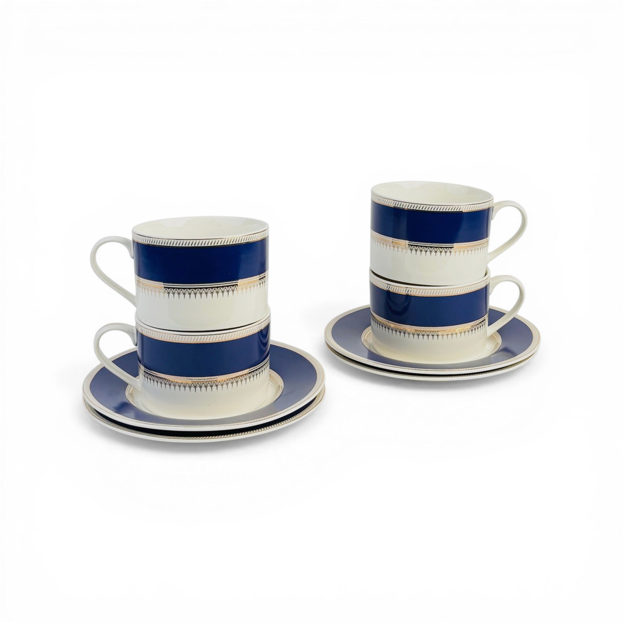 Pearl Imperial Blue 12pc Tea Set