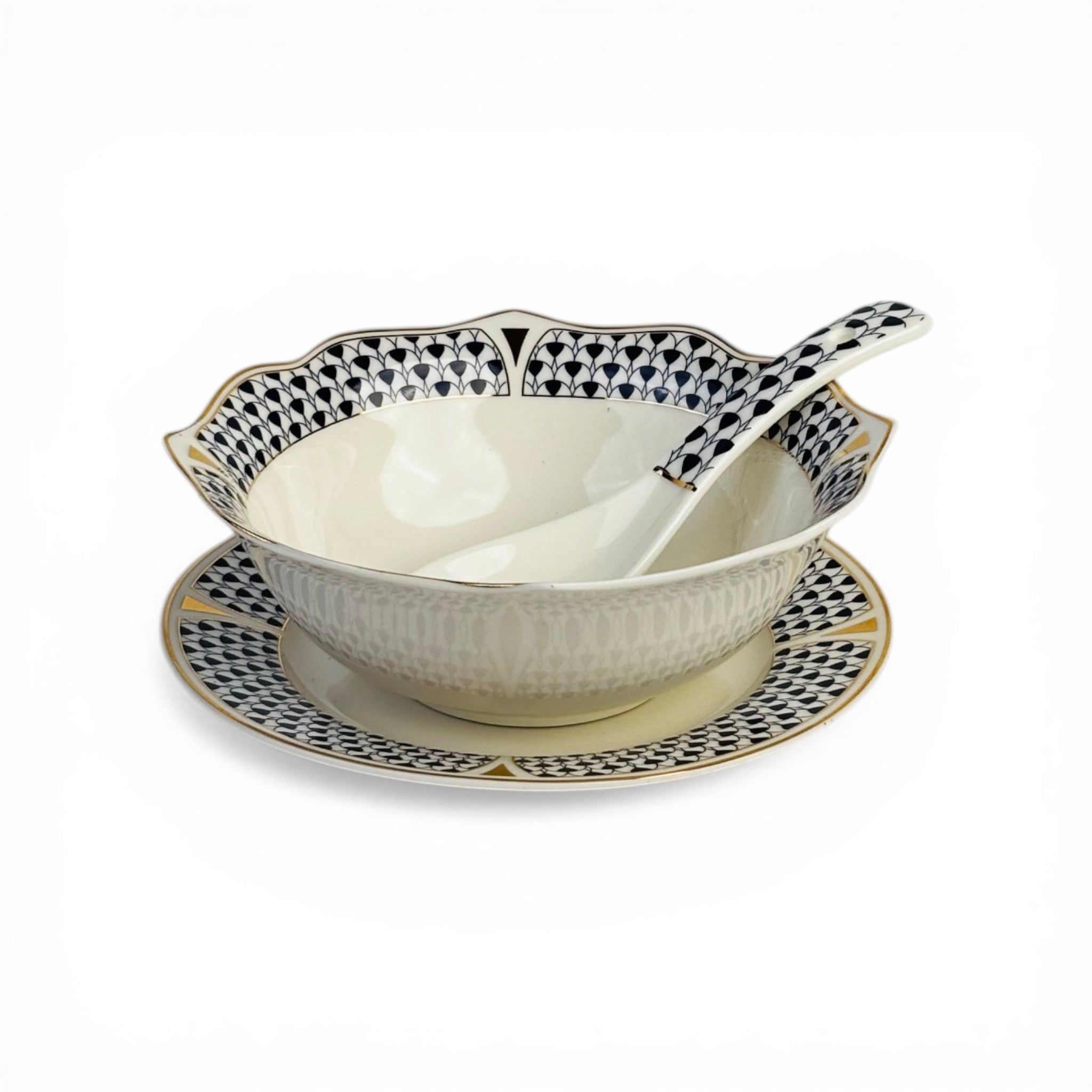 Pearl Midnight Mosaic 18pc Bowl Set