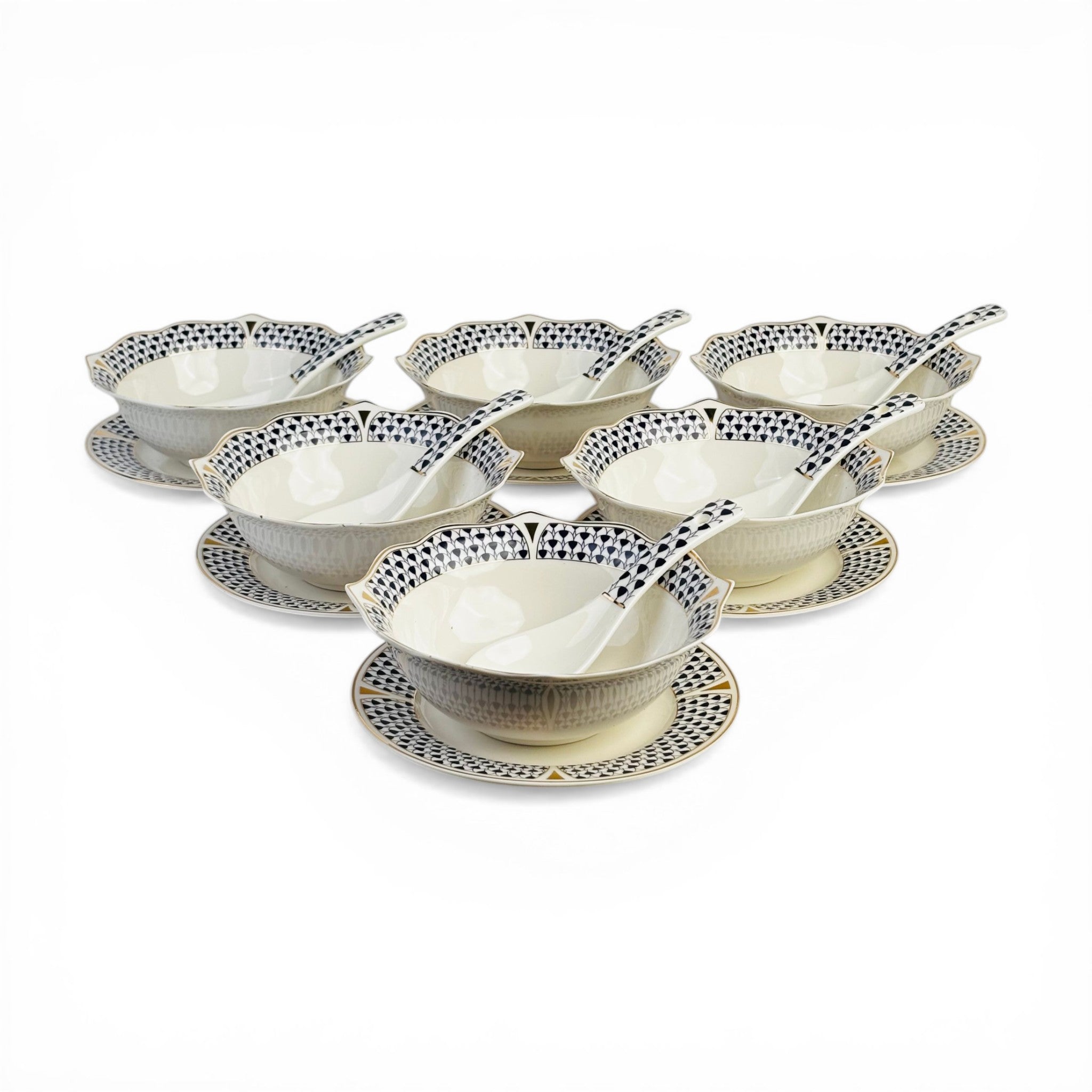 Pearl Midnight Mosaic 18pc Bowl Set