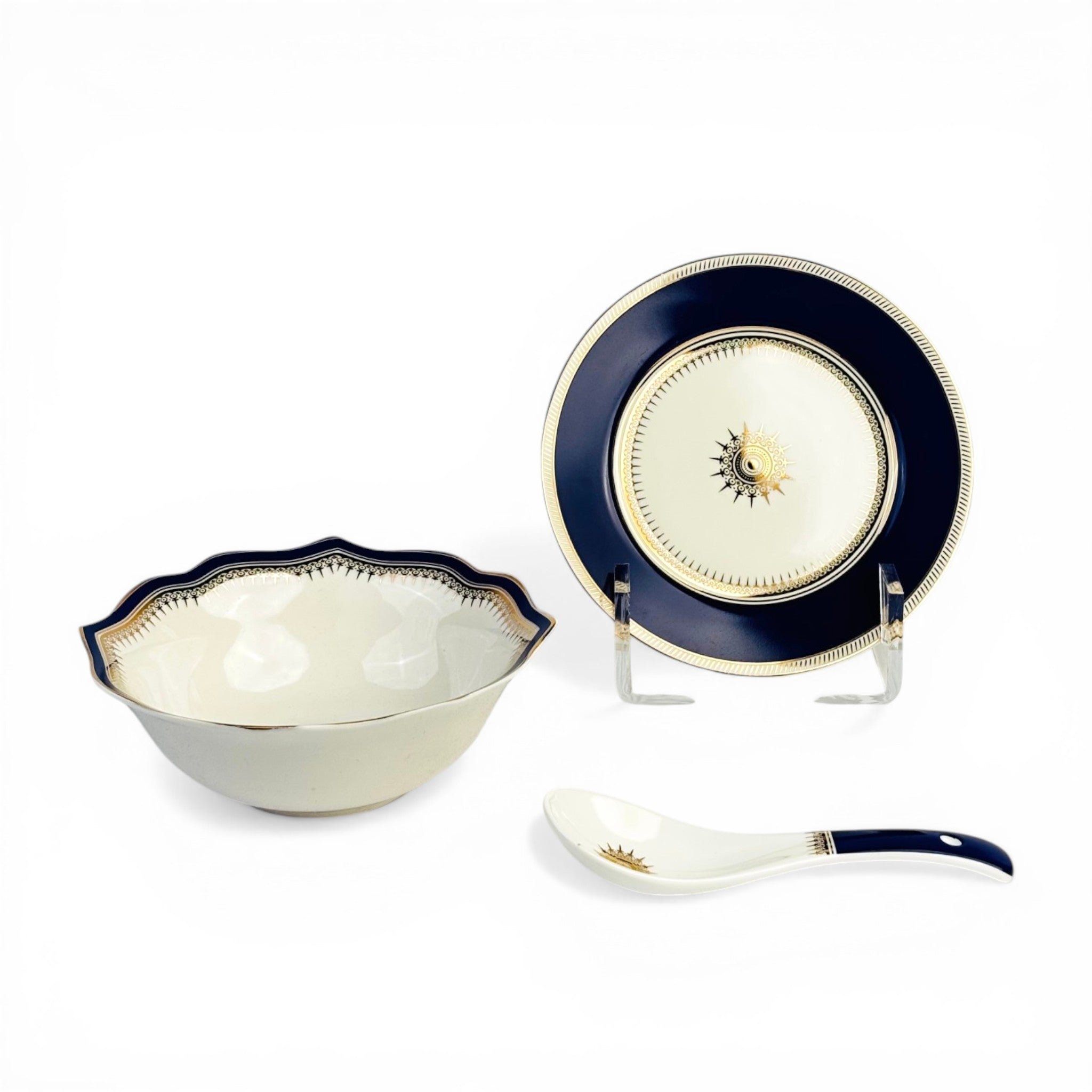 Pearl Imperial Blue 18pc Bowl Set