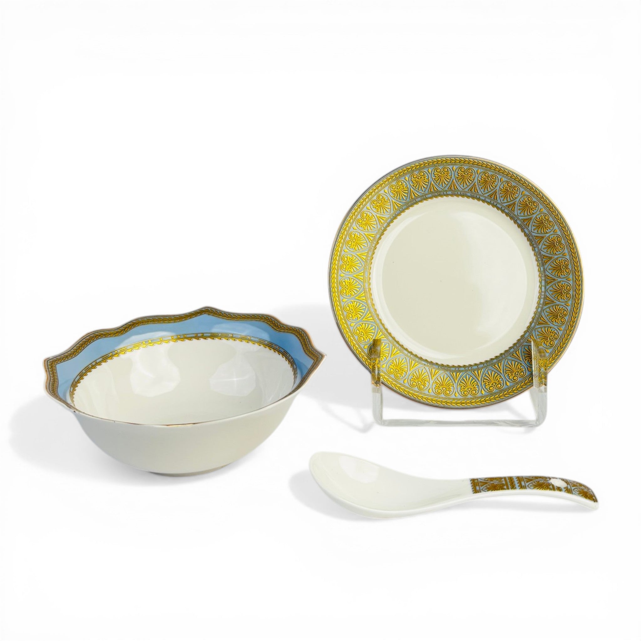 Pearl Cerulian Grandeur 18pc Bowl Set