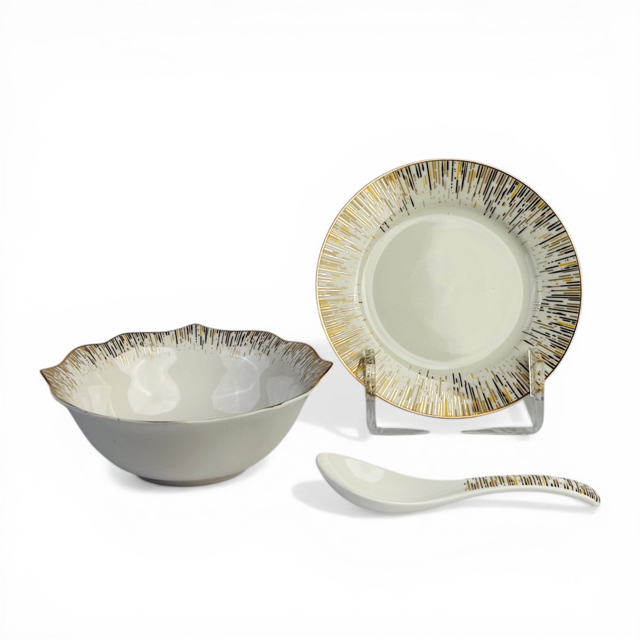 Pearl Golden Twilight 18pc Bowl Set