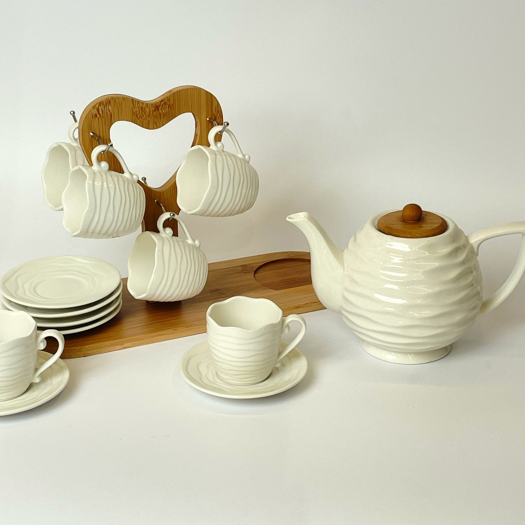 Opulent Ceramic 13Pc Tea Set