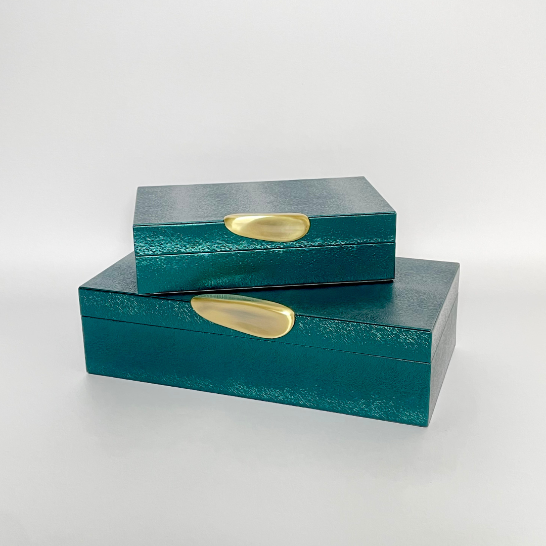 Elegant luxe 2Piece Storage Box Set