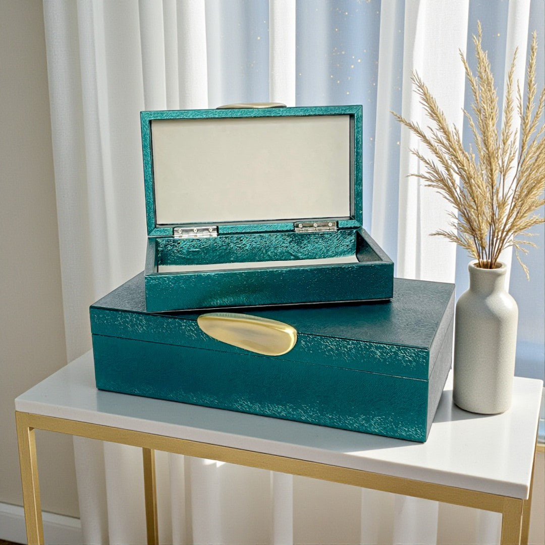 Elegant luxe 2Piece Storage Box Set