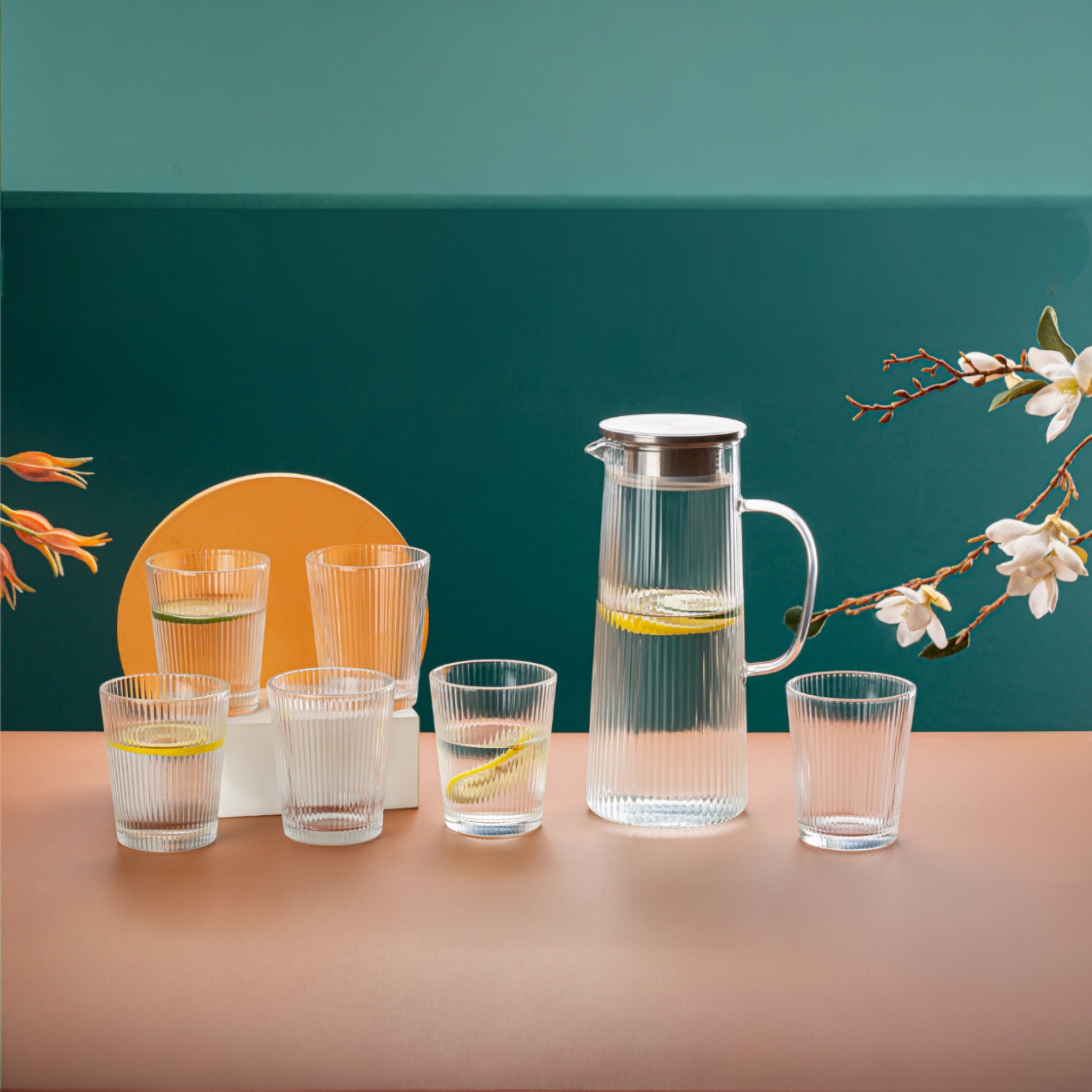 Grandeur Essence – Modern Jug & Glassware Set