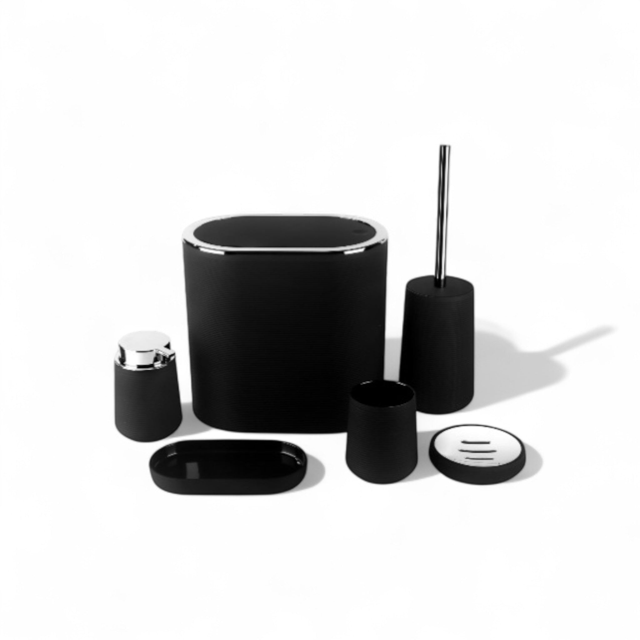Noir Luxe - 6Pc Bathroom Set