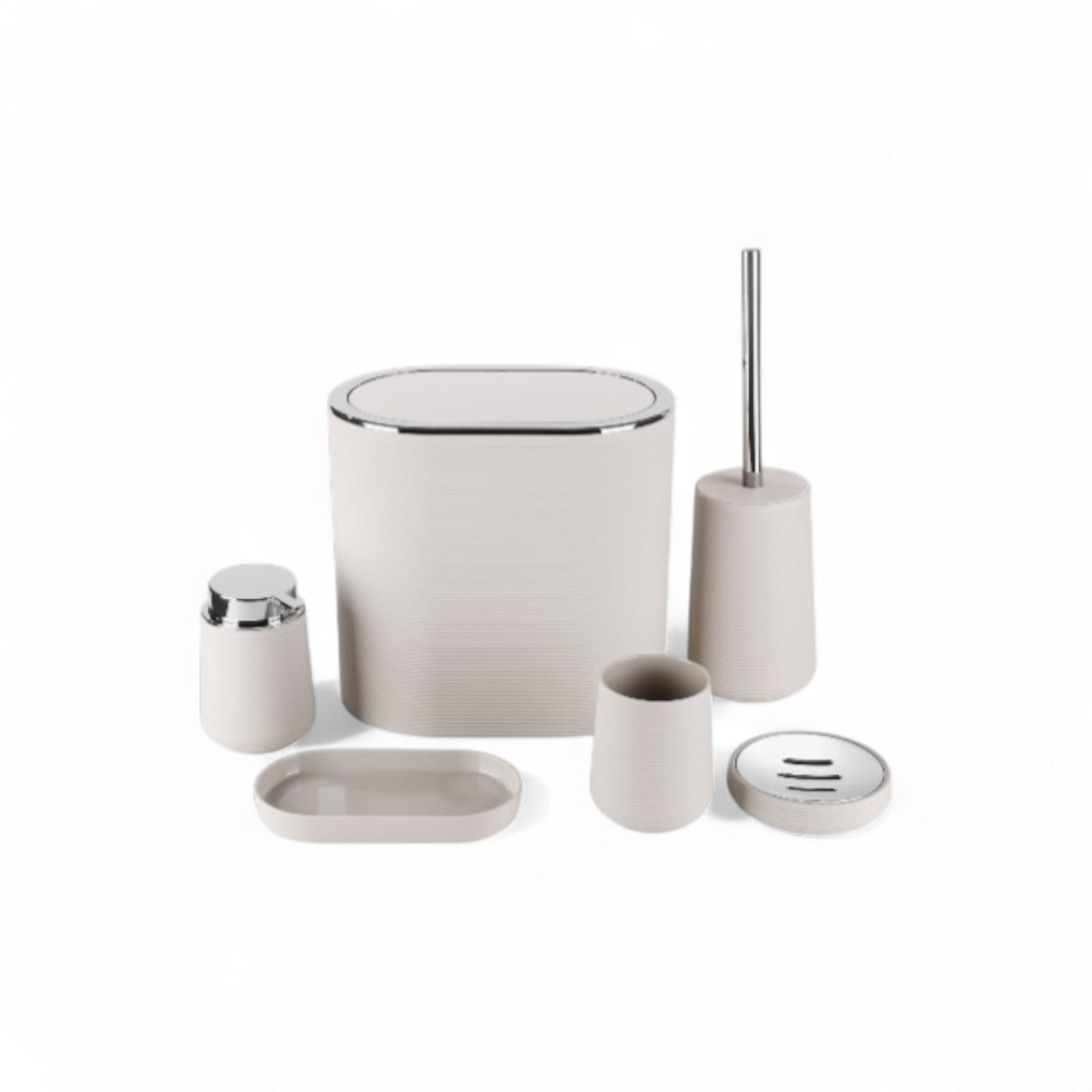 Noir Luxe - 6Pc Bathroom Set