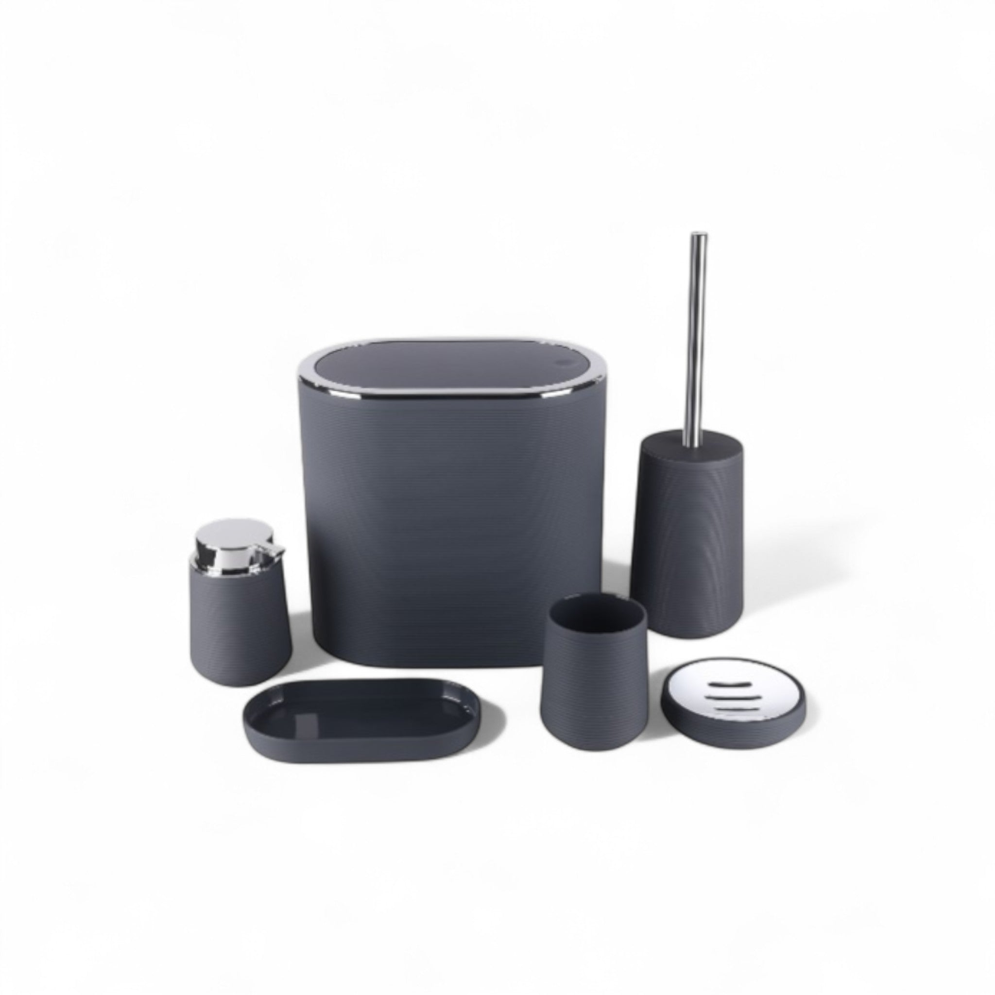 Noir Luxe - 6Pc Bathroom Set