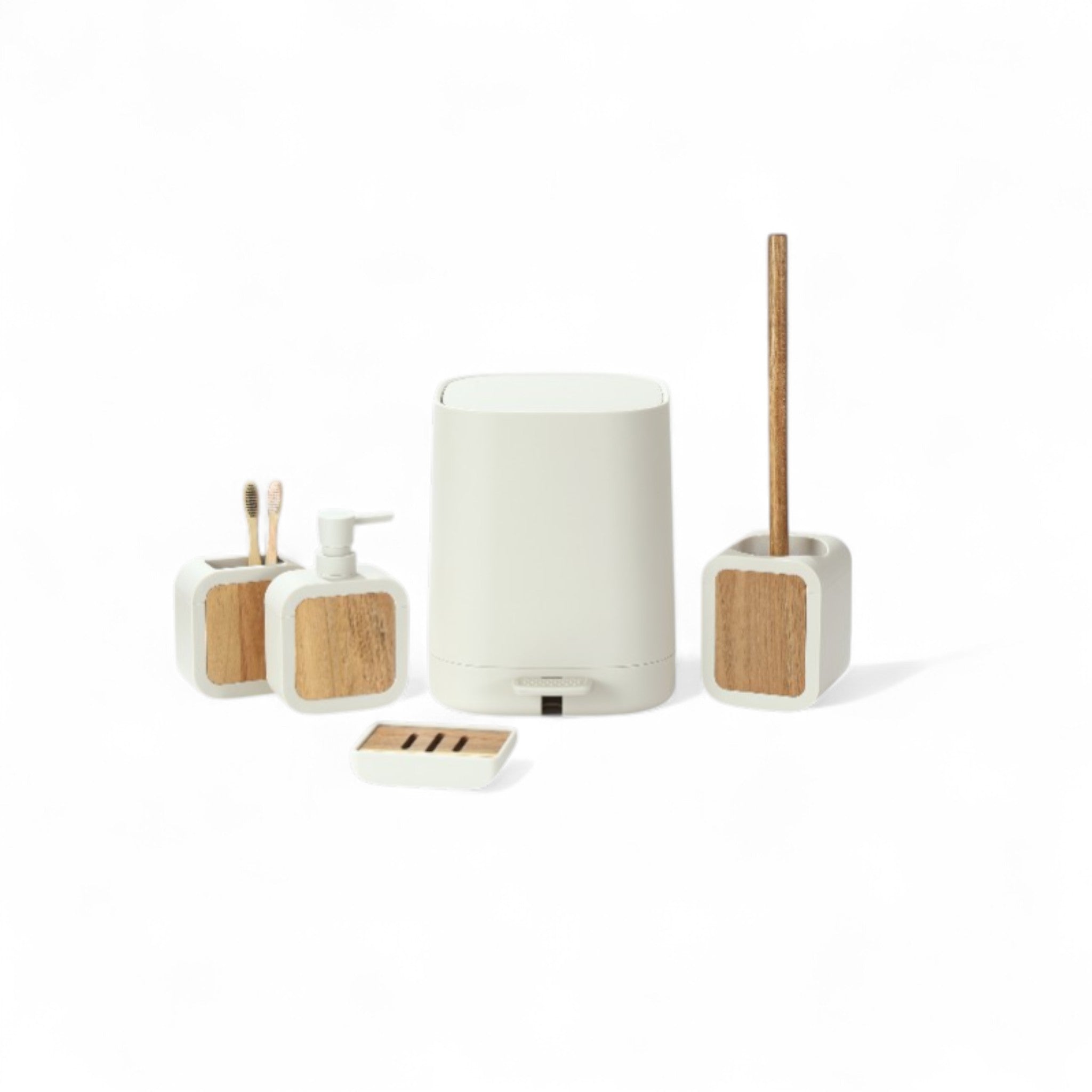 AquaBloom - 5Pc Bathroom Set