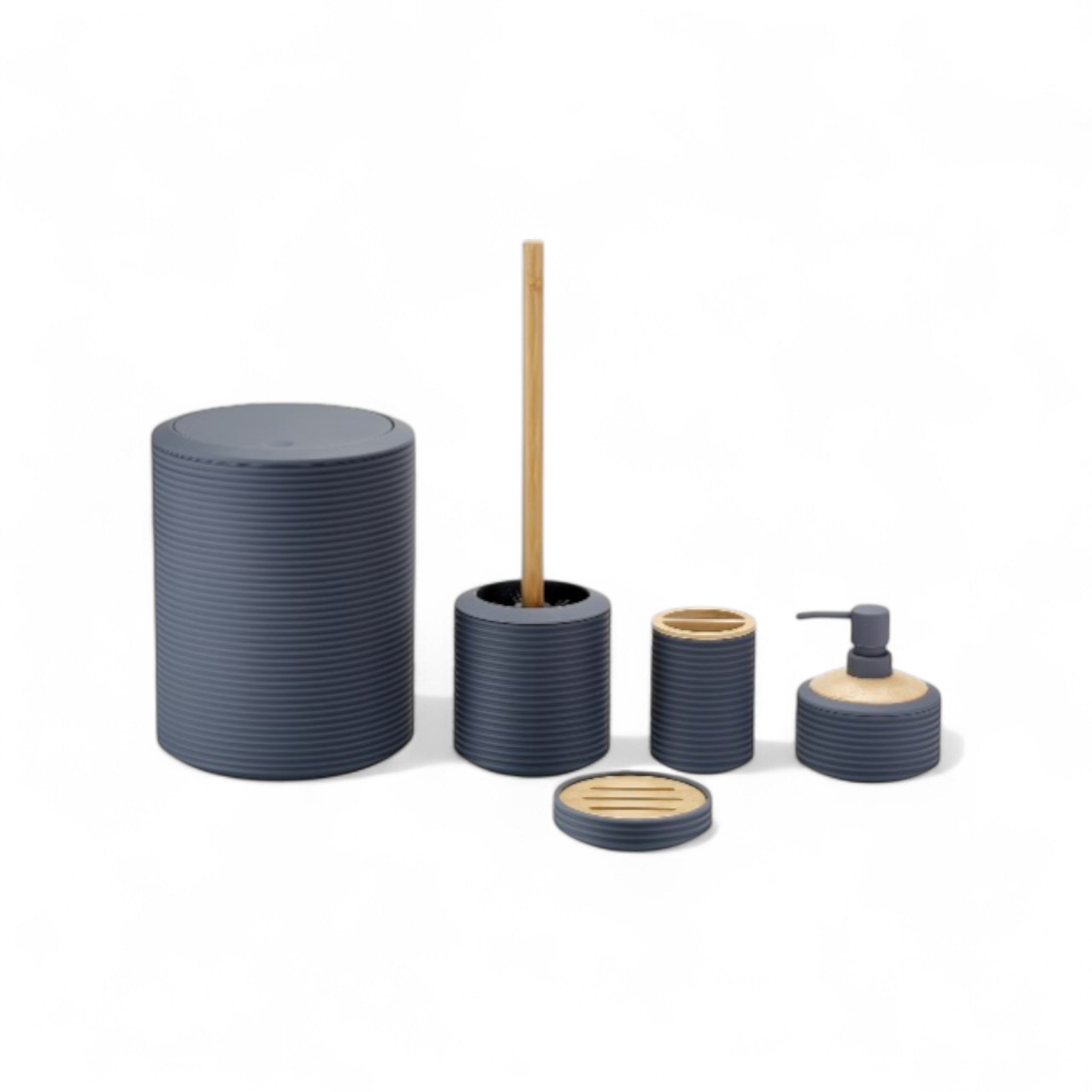 Grace Essentials - 5Pc Bathroom Set