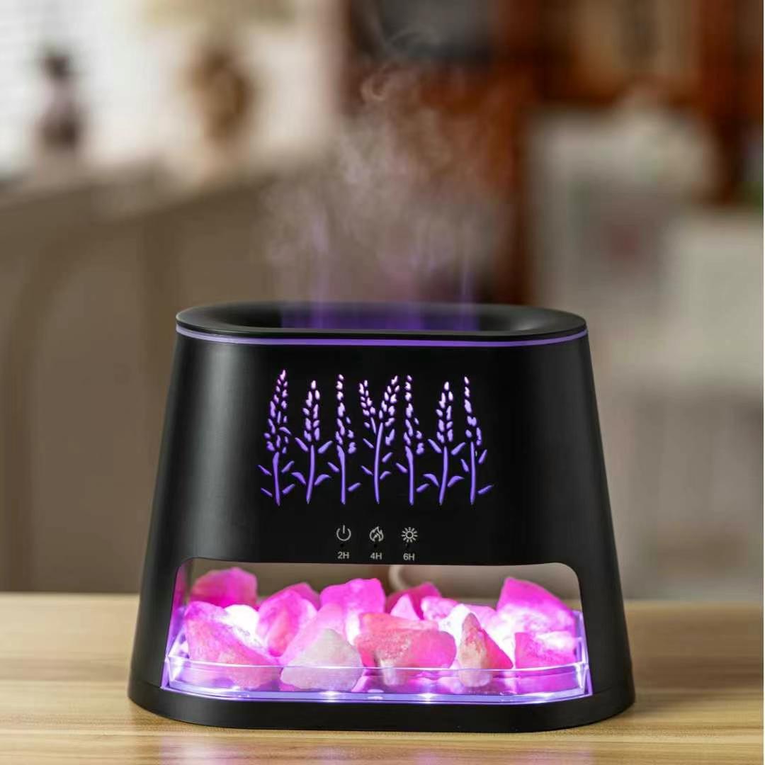 AuraBeam Diffuser – Radiant Mist with Soothing Light & Crystal Effect