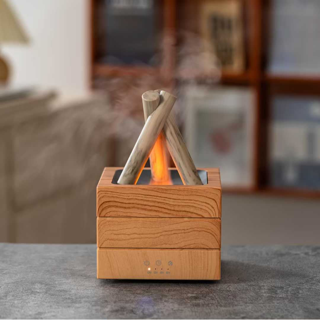 LuxeWood Aroma Diffuser – Nature-Inspired Tranquility
